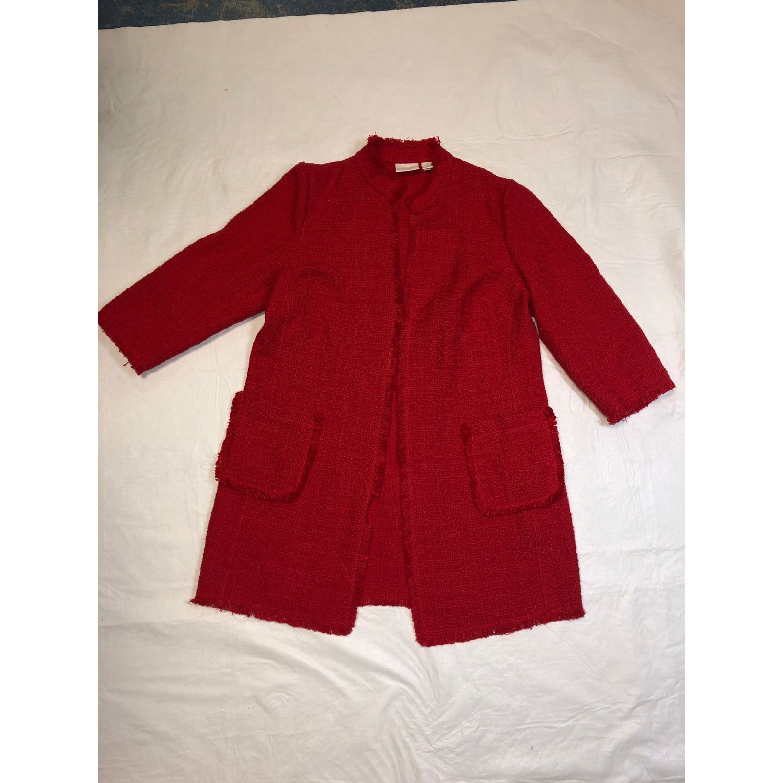 Chicos Women’s Chico’s red ottoman blazer Size XS / US 0-2 / IT 36-38 - 1 Thumbnail