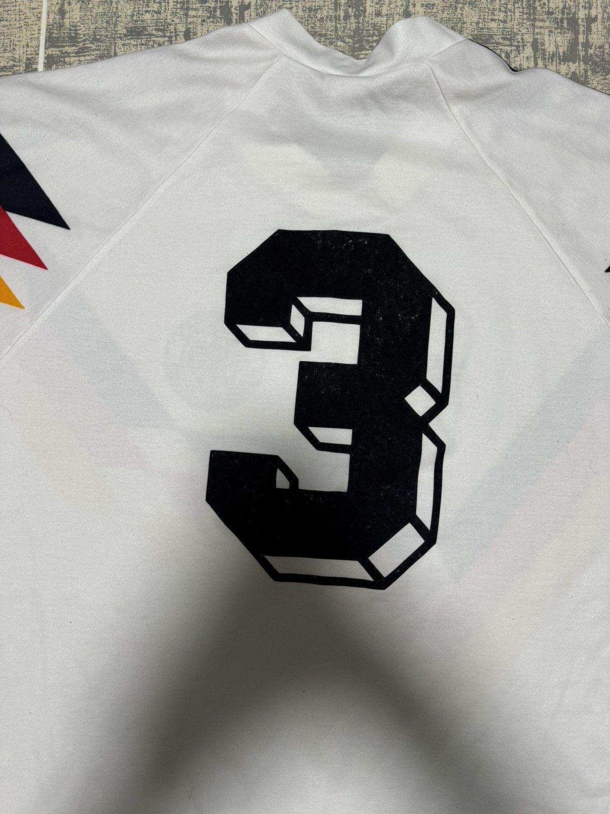 Vintage 1990 Adidas Germany Deutschland Vintage Soccer Jersey Size US L / EU 52-54 / 3 - 6 Thumbnail