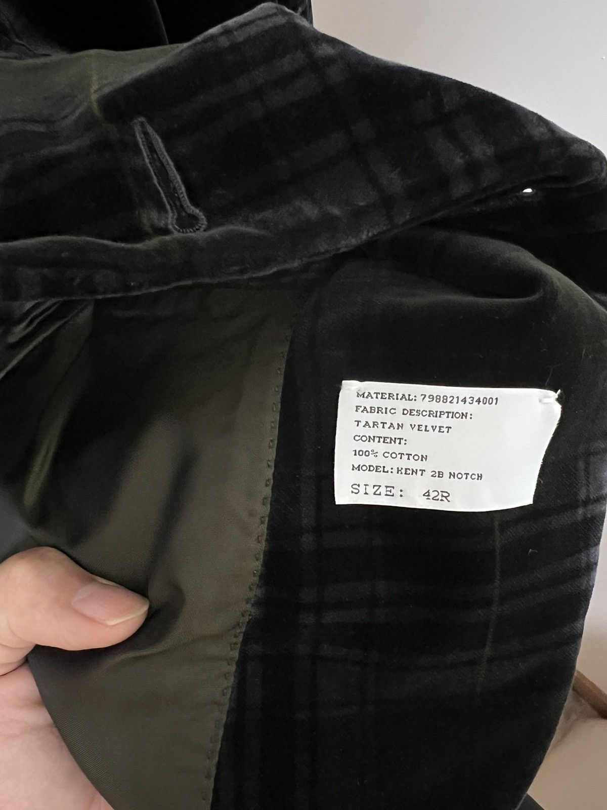 Ralph Lauren Purple Label Ralph Lauren purple label Tartan velvet blazer LNWOT $3500 Size 42R - 4 Thumbnail