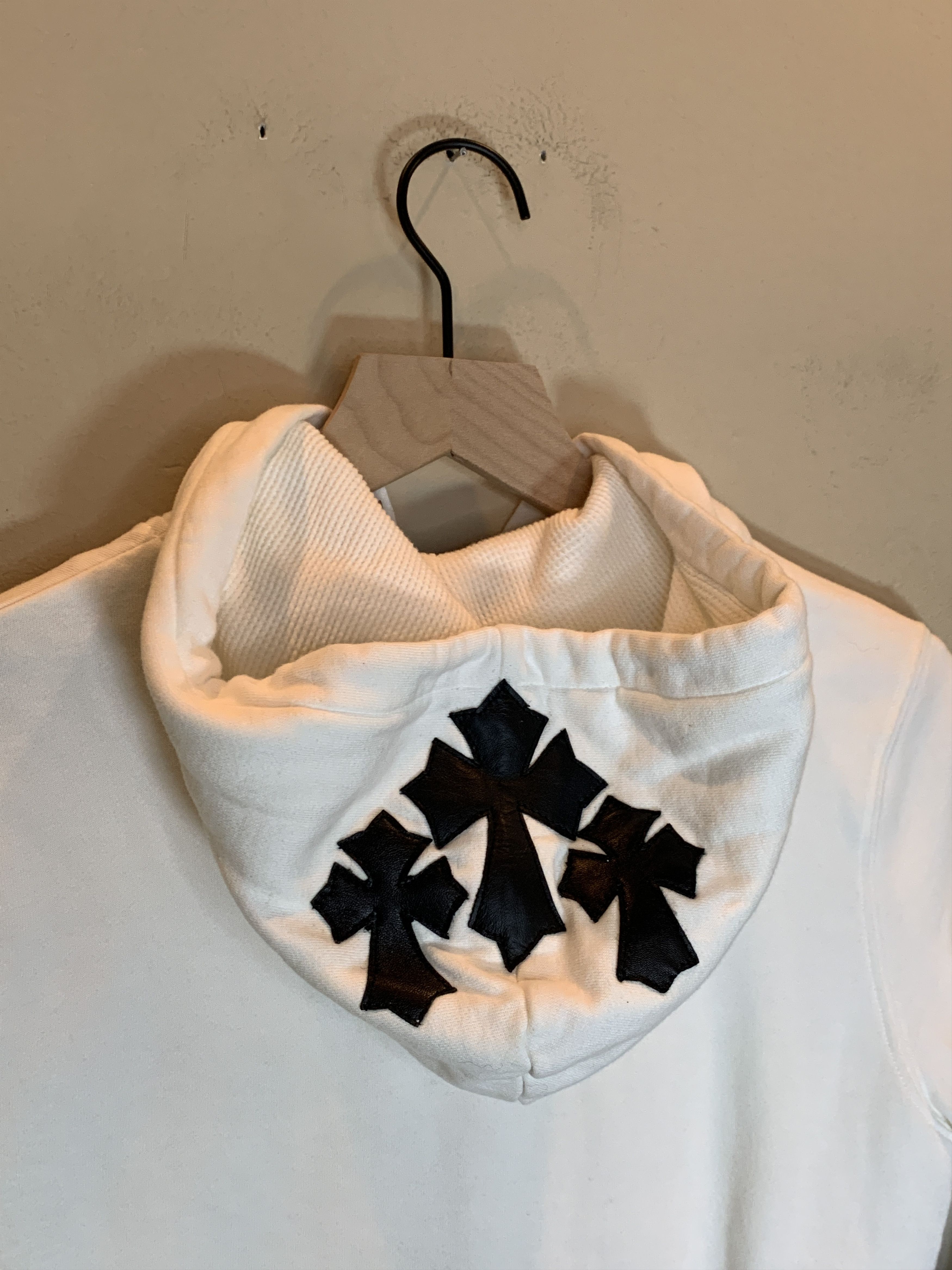 A&G Rock *RARE* Vintage A&G Rock Amal Guessous Crosses Thermal Hoodie Size M / US 6-8 / IT 42-44 - 5 Thumbnail