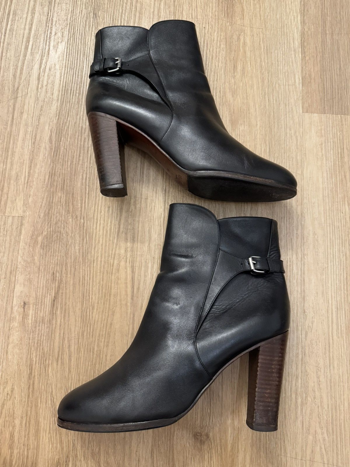 Celine Celine Paris leather Vintage boots size 41 black Size US 11 / IT 41 - 2 Thumbnail