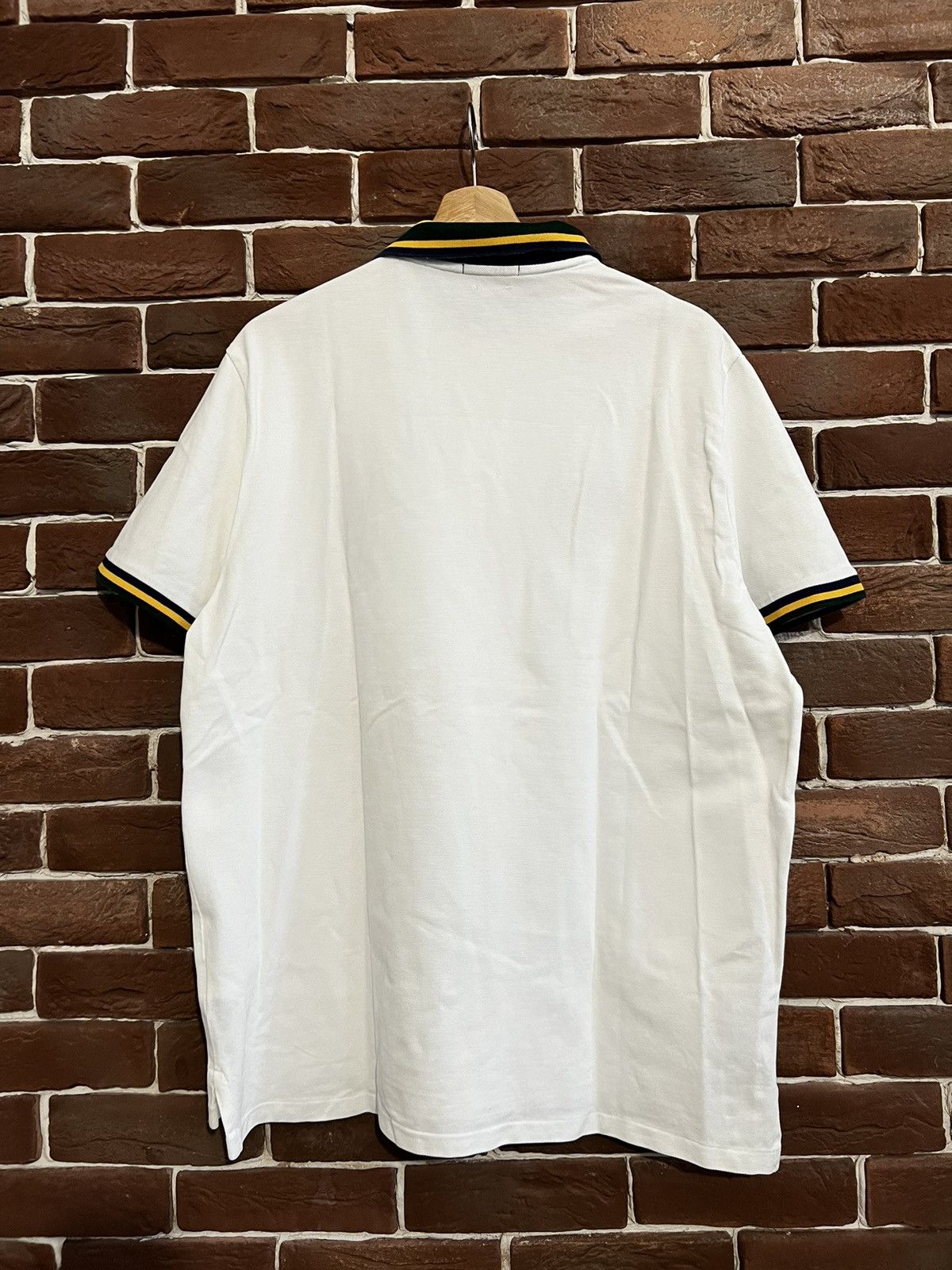 Polo Ralph Lauren Polo Ralph Lauren Big Pony Polo Tshirt White Hype Rare XL Size US XL / EU 56 / 4 - 2 Thumbnail