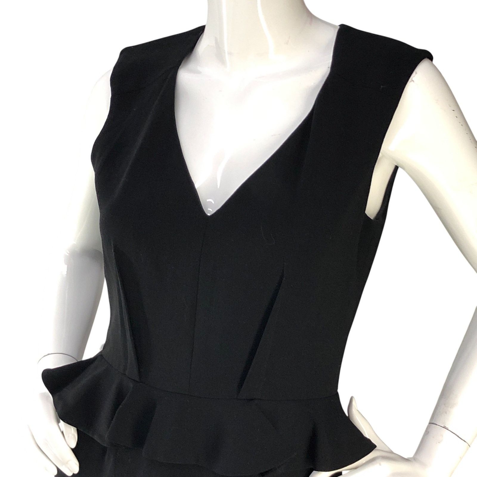 Prabal Gurung Prabal Gurung Size 4 Dress Tiered Ruffle V Neck Sleeveless Size S / US 4 / IT 40 - 2 Thumbnail