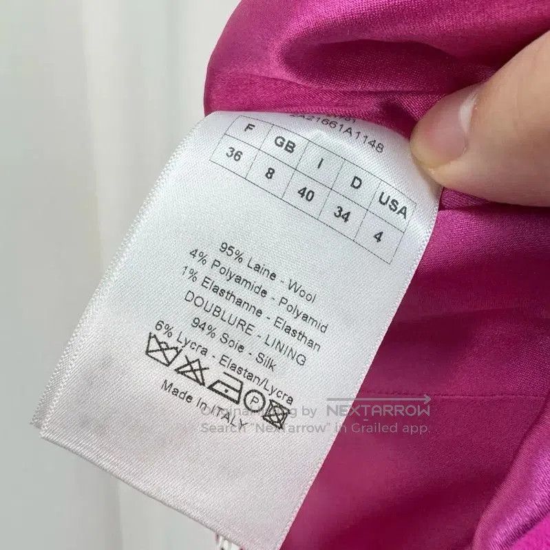 Dior Dior Summer Pink Wool Sleeveless Dress . Size S / US 4 / IT 40 - 6 Thumbnail