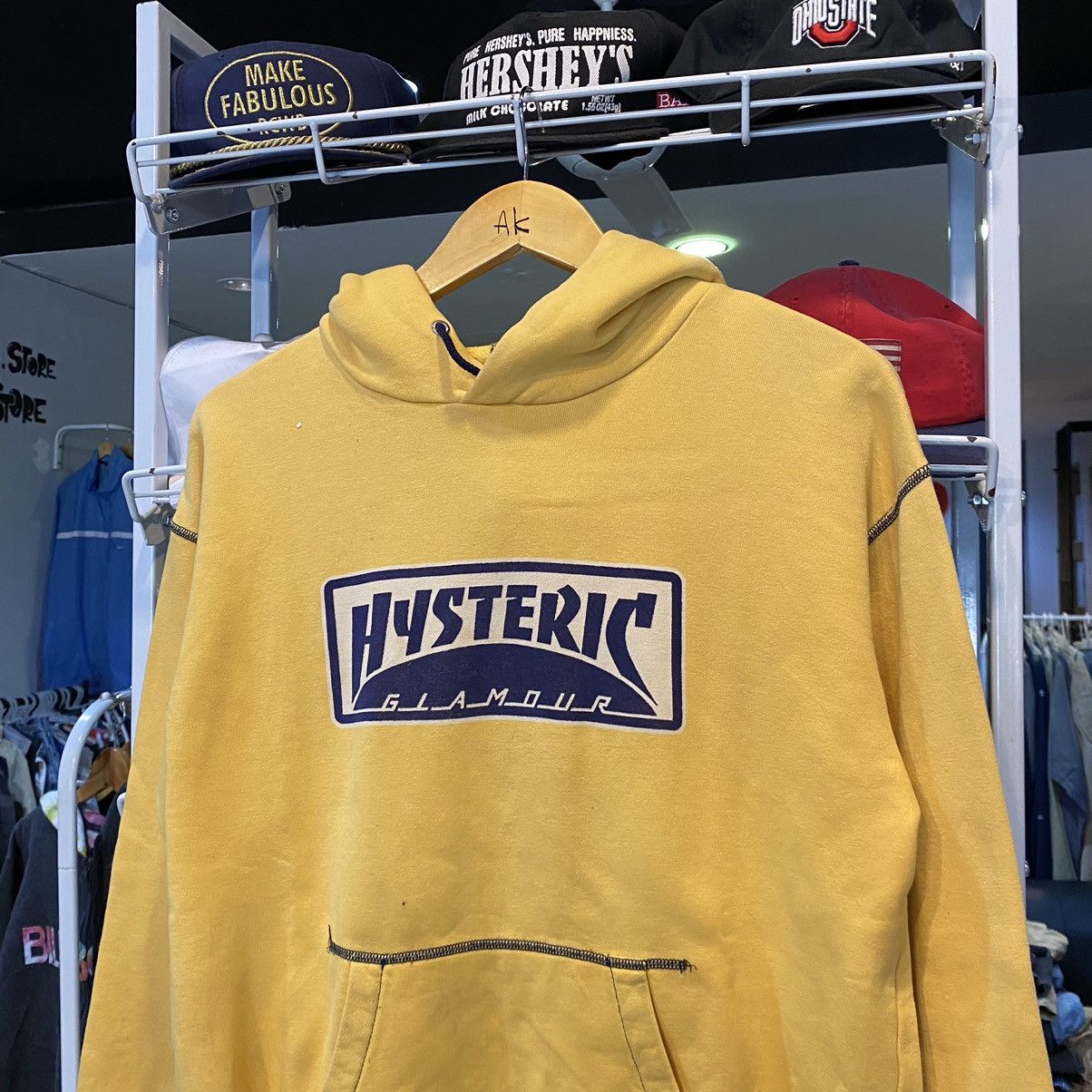 Hysteric Glamour × Vintage Rare Vintage Hysteric Glamour Hoodie Big Logo Distress Size US L / EU 52-54 / 3 - 3 Thumbnail