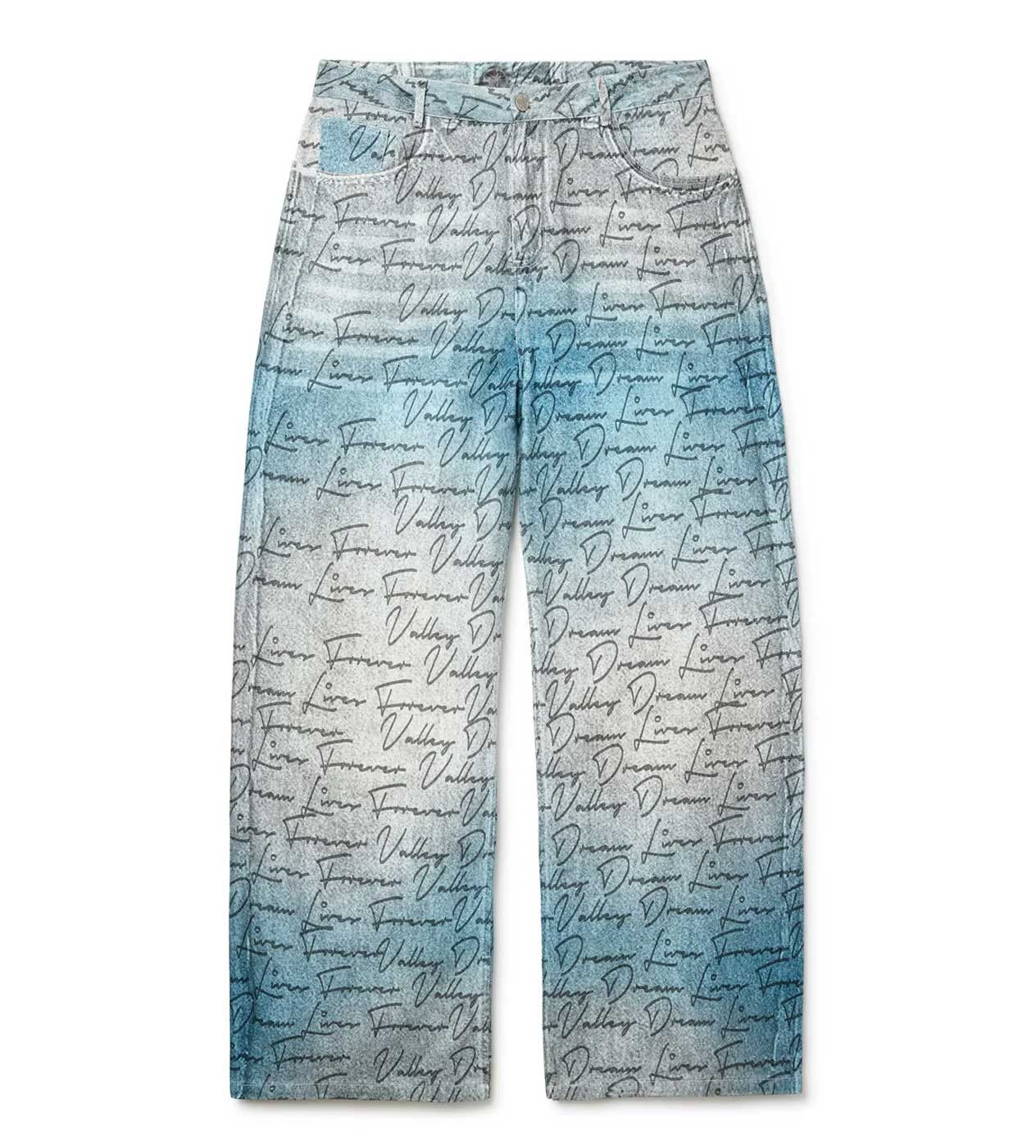 Vale Forever Letter To Denim Blue Size US 30 / EU 46 - 1 Thumbnail
