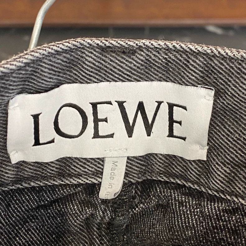 Loewe LOEWE Gray embroidered logo jeans Size 42" / US 20 - 3 Thumbnail