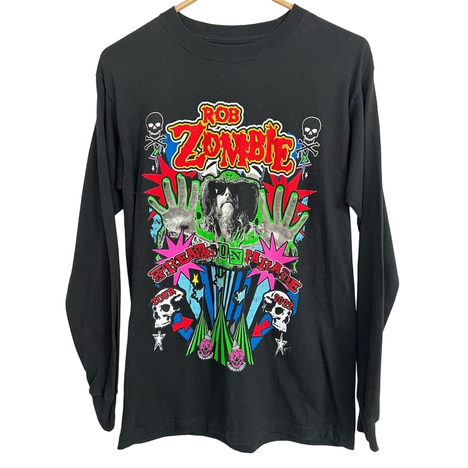 Band Tees Rob Zombie Freaks On Parade Long Sleeve T Shirt Mens Small Size US S / EU 44-46 / 1 - 1 Thumbnail