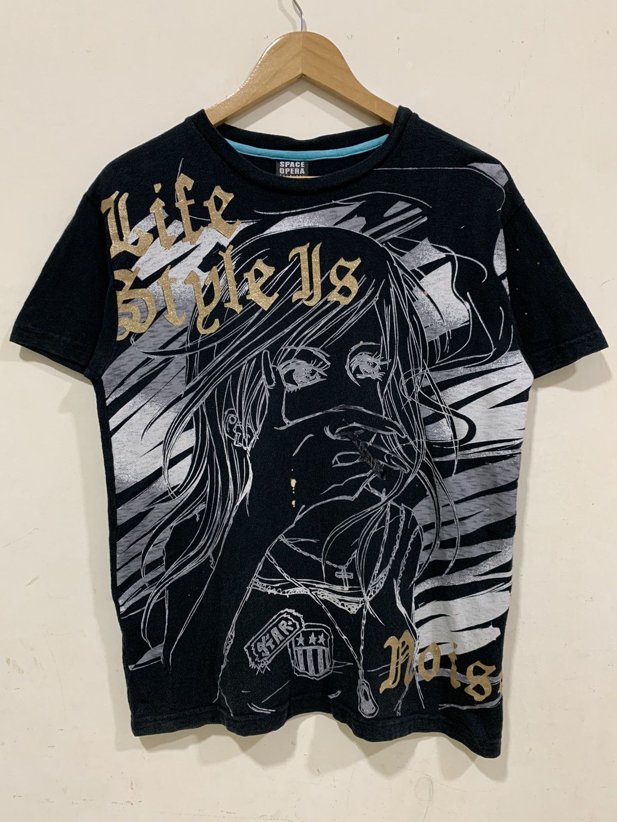 If Six Was Nine Space Opera Japanese Gothic Girl Punk Tees Size US L / EU 52-54 / 3 - 1 Thumbnail