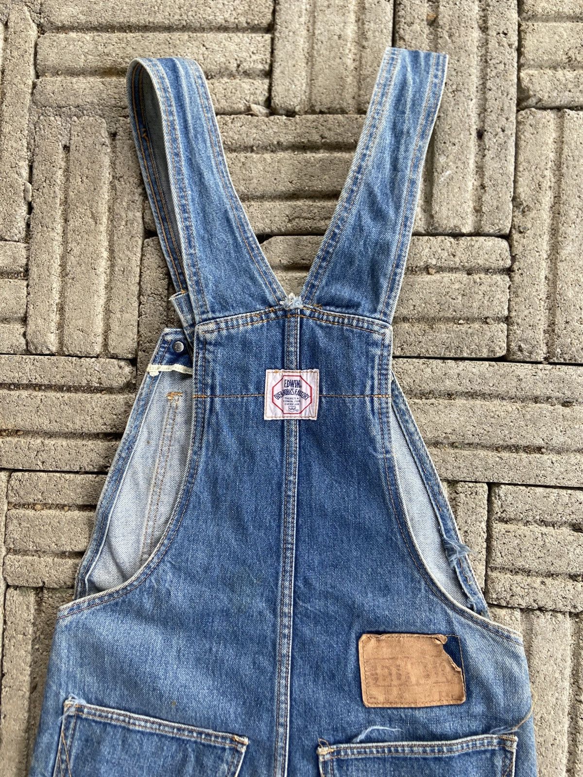 Edwin × Vintage Vintage Edwin selvage carpenter overall Size US 30 / EU 46 - 17 Thumbnail