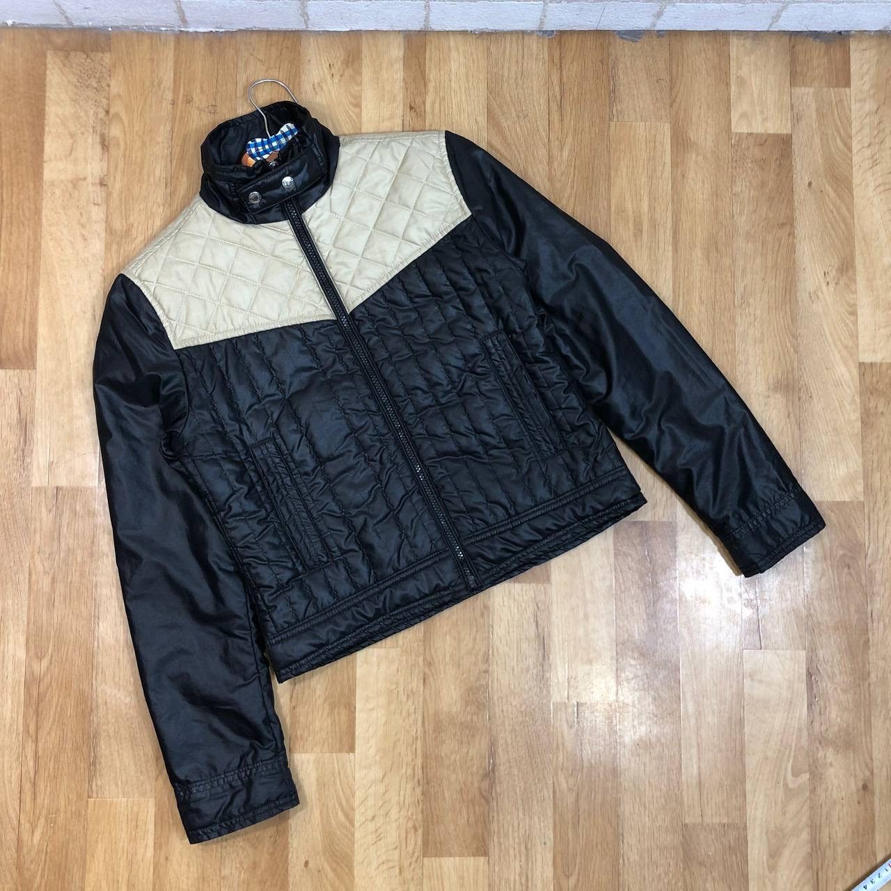 REI 1990s petrol blue nylon down bomber jacket - mens S XS