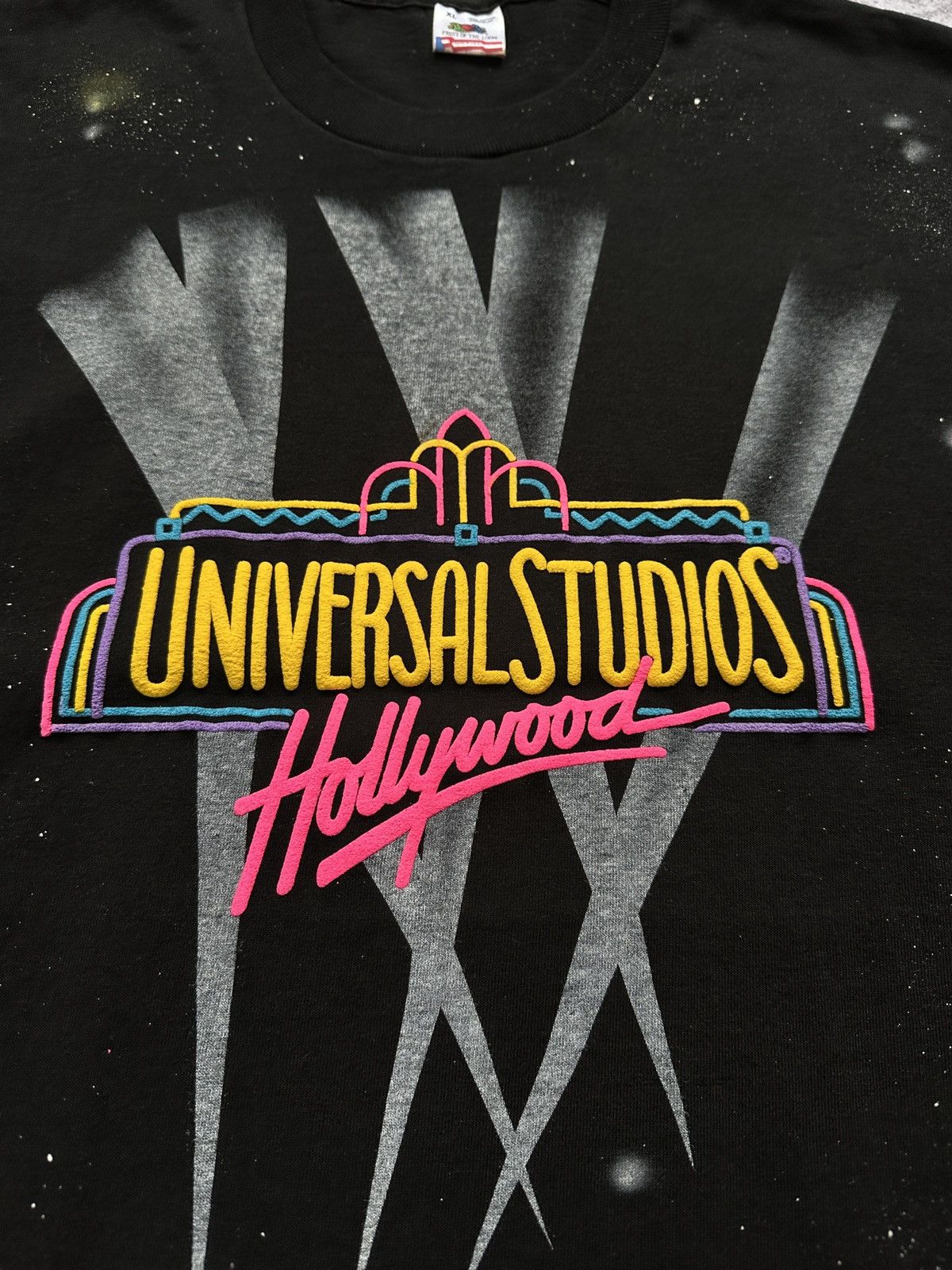 Universal Studios Vintage Universal Studios Hollywood T-Shirt Single Stitch Size US XL / EU 56 / 4 - 4 Thumbnail