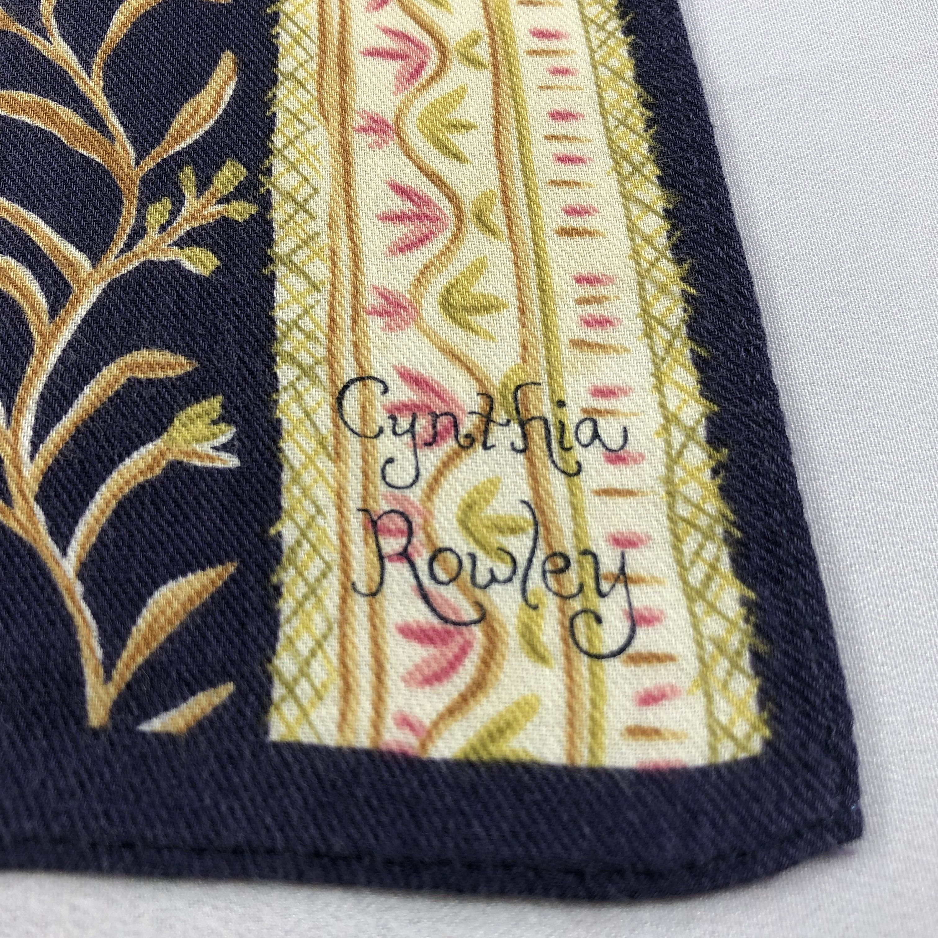 Vintage Cynthia Rowley Handkerchief Neckerchief Bandana H1611 Size ONE SIZE - 4 Thumbnail