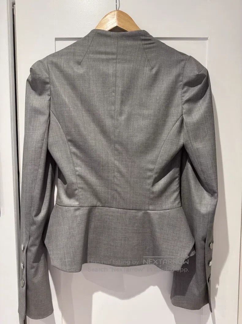 Vivienne Westwood Vivienne Westwood Gray Collarless Business Suit Size S / US 4 / IT 40 - 3 Thumbnail