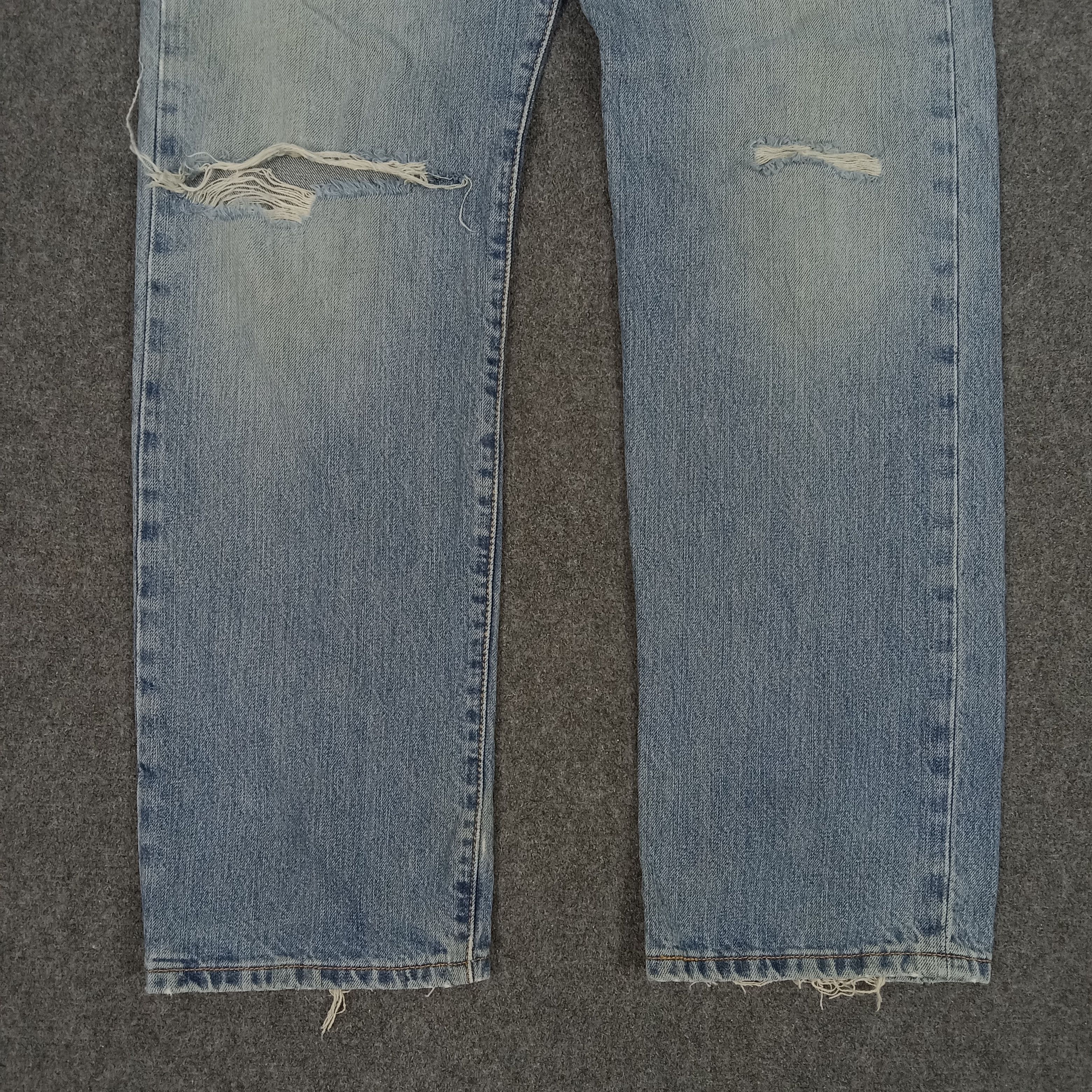 Levi's × Vintage Levi's American Style Distressed Grunge Denim Jeans Size US 32 / EU 48 - 3 Thumbnail
