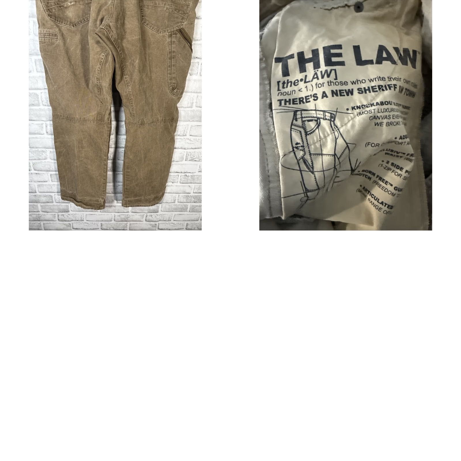 Doublet Kuhl The Law Mens 40x29 Brown Patina Dye Double Knee Outdoor Hiking Pants Size US 40 / EU 56 - 8 Thumbnail