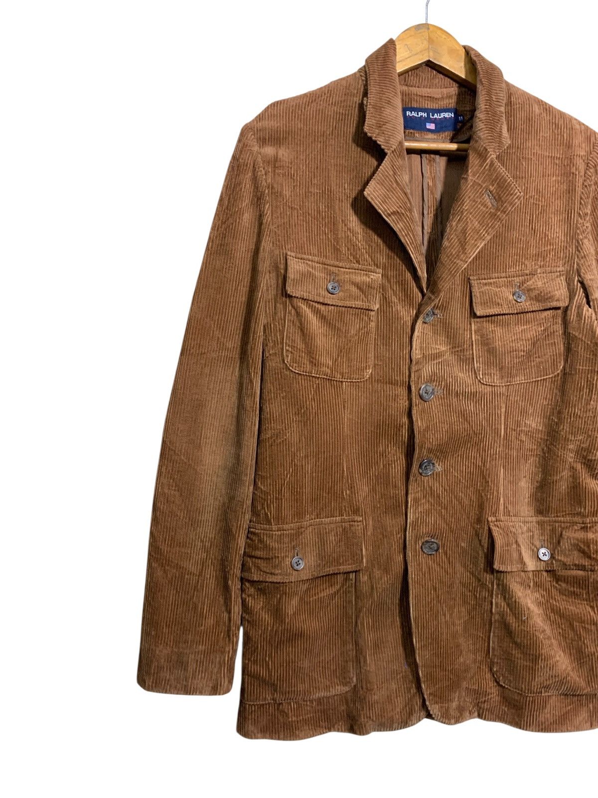 Polo Ralph Lauren 🔥POLO SPORT RL CORDUROY JACKETS BROWN Size US M / EU 48-50 / 2 - 2 Thumbnail