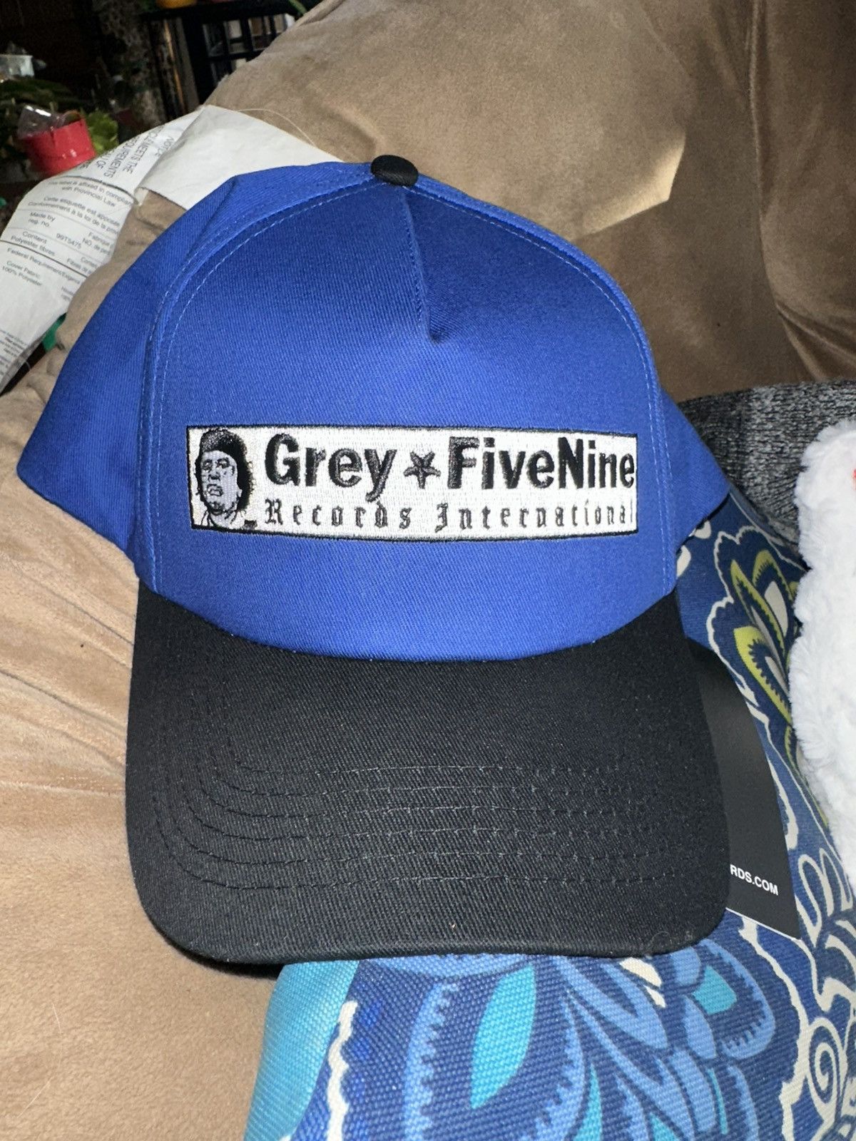 G59 Records Grey Five Nine Snapback Size ONE SIZE - 1 Thumbnail
