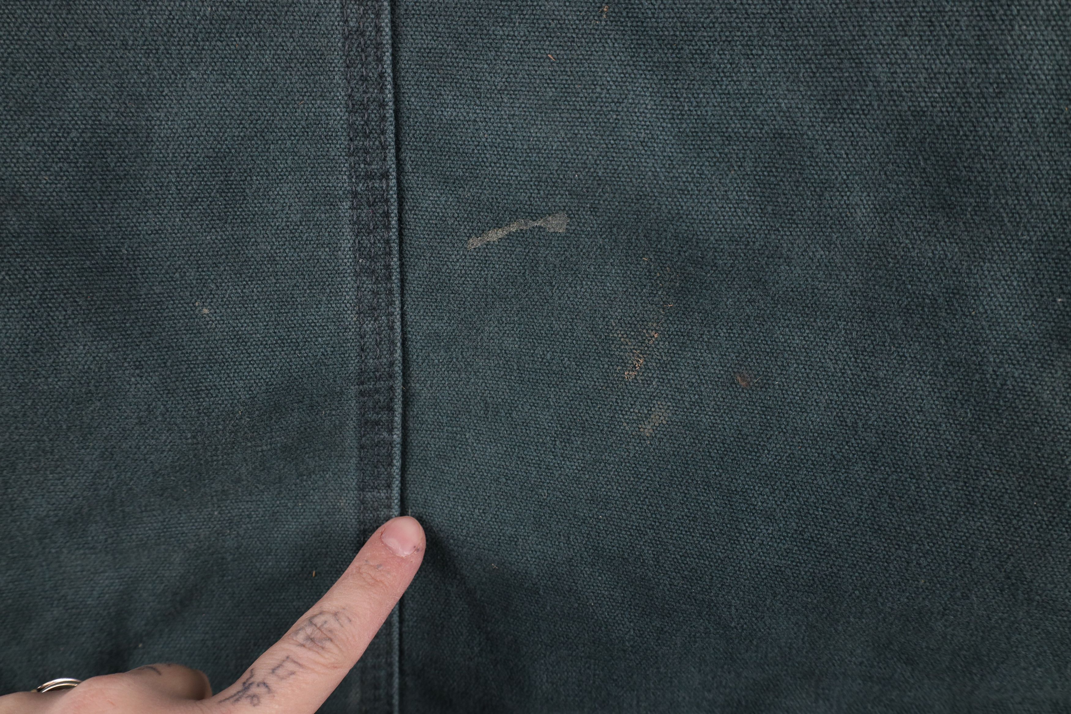 Carhartt × Vintage Vintage 90s Carhartt Canvas Chore Barn Jacket Green USA Size US XXL / EU 58 / 5 - 10 Thumbnail
