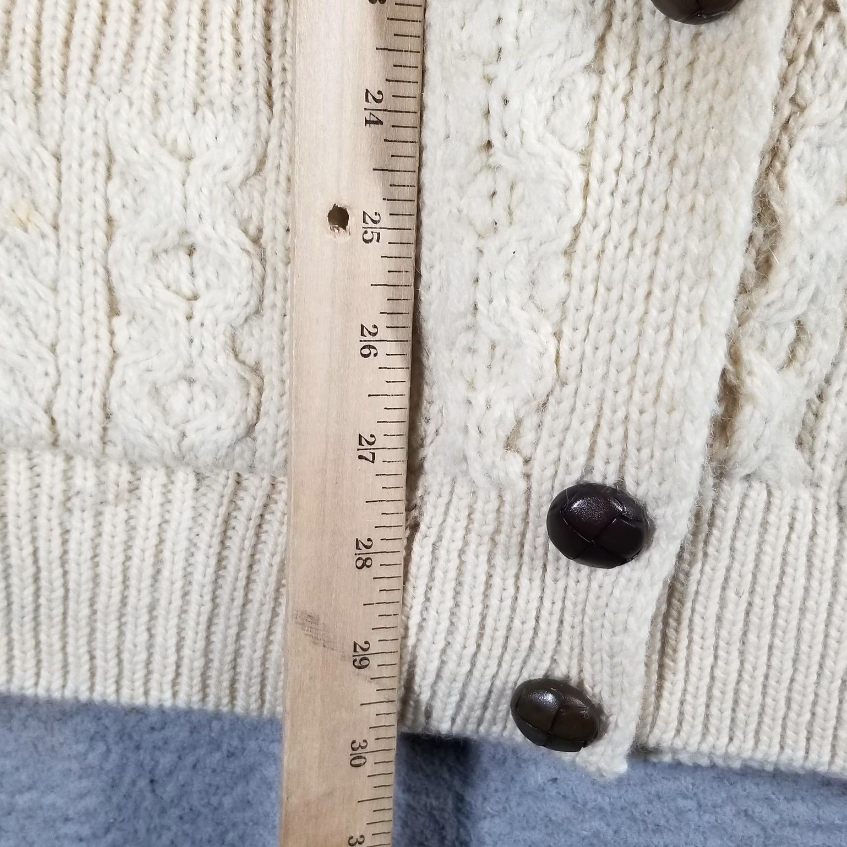 Vintage VINTAGE Callan Country Collection Wool Sweater Men Medium Crew Neck Cable Knit Cardigan All Seasons Irish Made Size US M / EU 48-50 / 2 - 7 Thumbnail