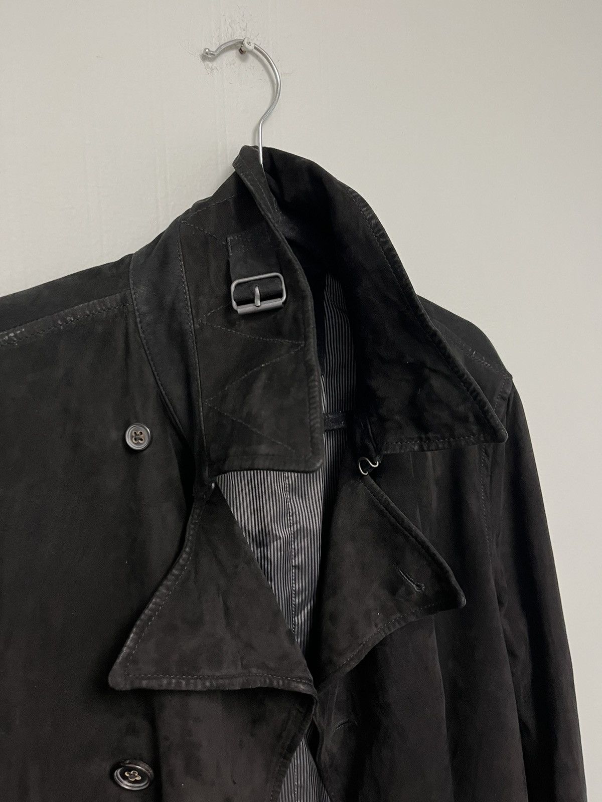 John Varvatos Suede Colonial Jacket. 48 Size US M / EU 48-50 / 2 - 15 Thumbnail