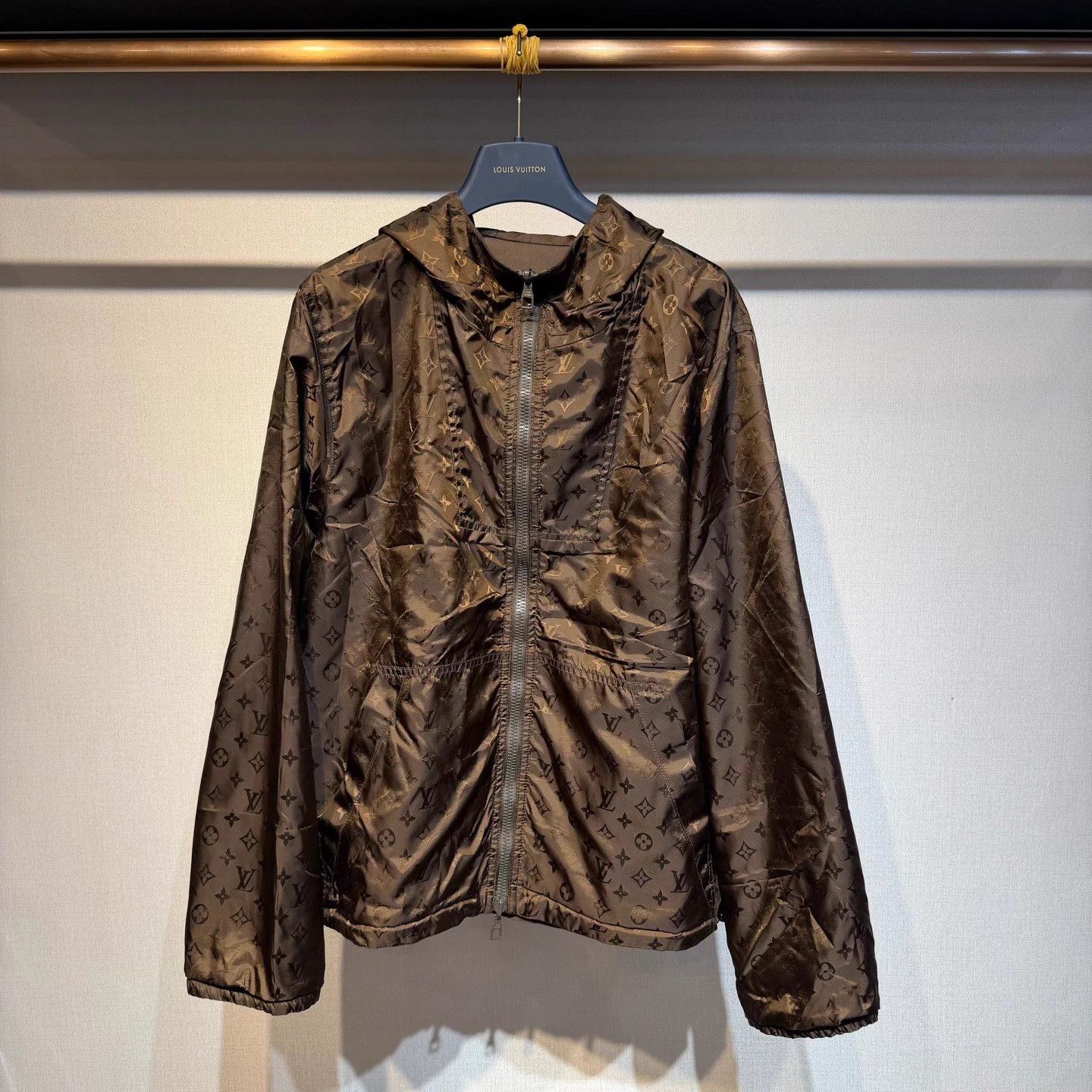 Louis Vuitton LV Reversible Monogram Brown Shell Jacket Size 46 New Size US S / EU 44-46 / 1 - 3 Thumbnail