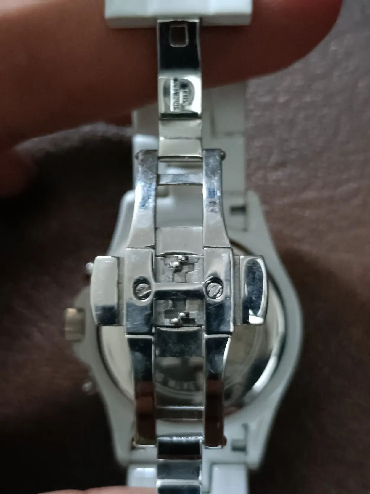 Vanquish Vanquish japan ceramic triple calendar quartz watch Size ONE SIZE - 5 Thumbnail