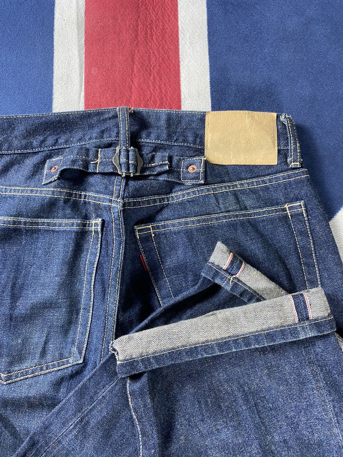 Japanese Brand Japanese Brand Denim Buckle Back Sevedge Size 27" / US 4 / IT 40 - 3 Thumbnail