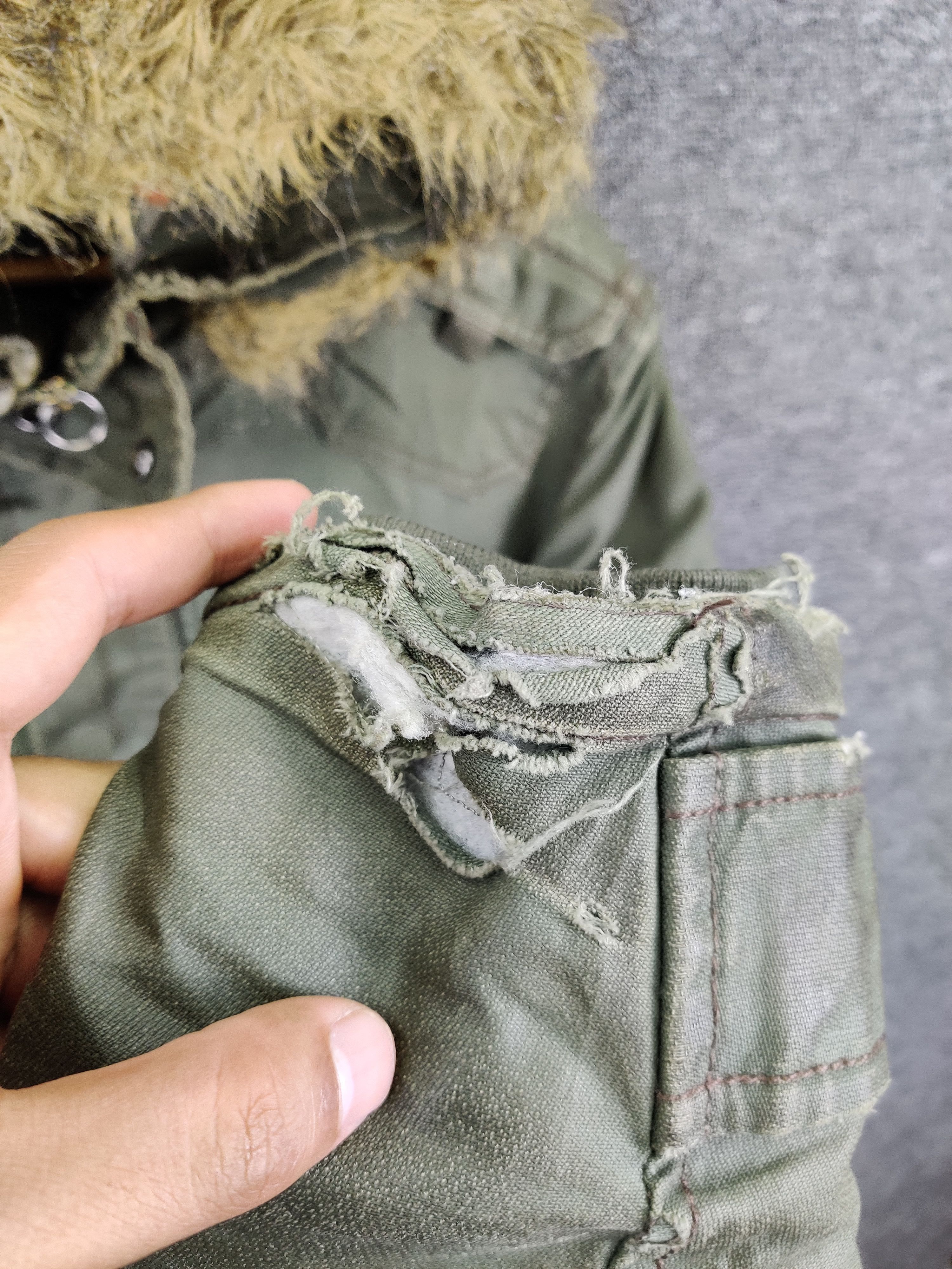 G-Star Vintage G Star Raw 3301 Military Fur Jacket Olive Green Size US L / EU 52-54 / 3 - 13 Thumbnail
