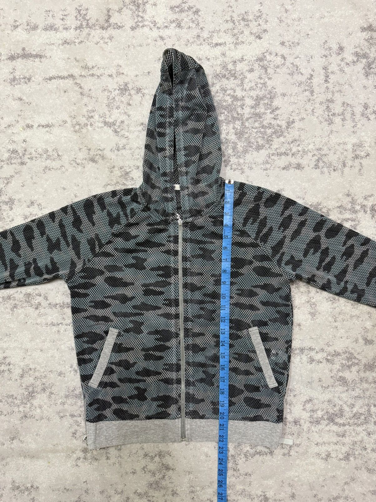 Balmain Balmain Paris Ishikawa Design Camo Hoodie Zip Up Sweater Size S / US 4 / IT 40 - 18 Thumbnail