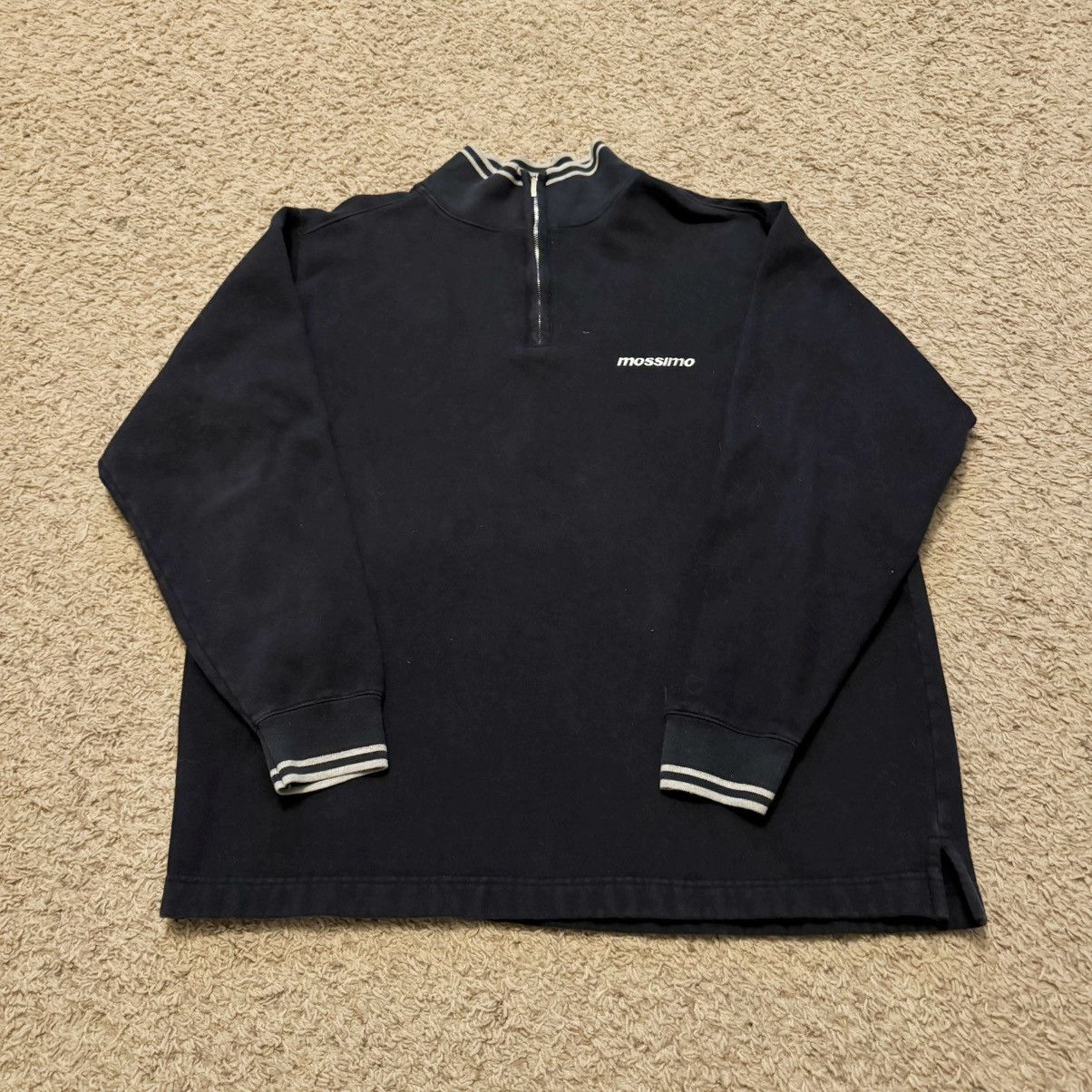 Mossimo VINTAGE MOSSIMO QUARTER ZIP SWEATSHIRT Size US L / EU 52-54 / 3 - 1 Thumbnail