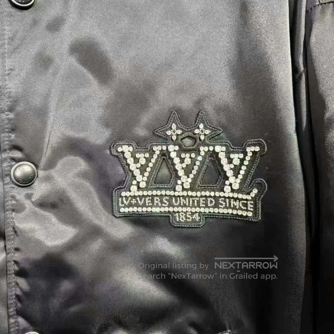 Louis Vuitton louis vuitton 25 new rhinestone baseball jacket. Size US XXL / EU 58 / 5 - 3 Thumbnail