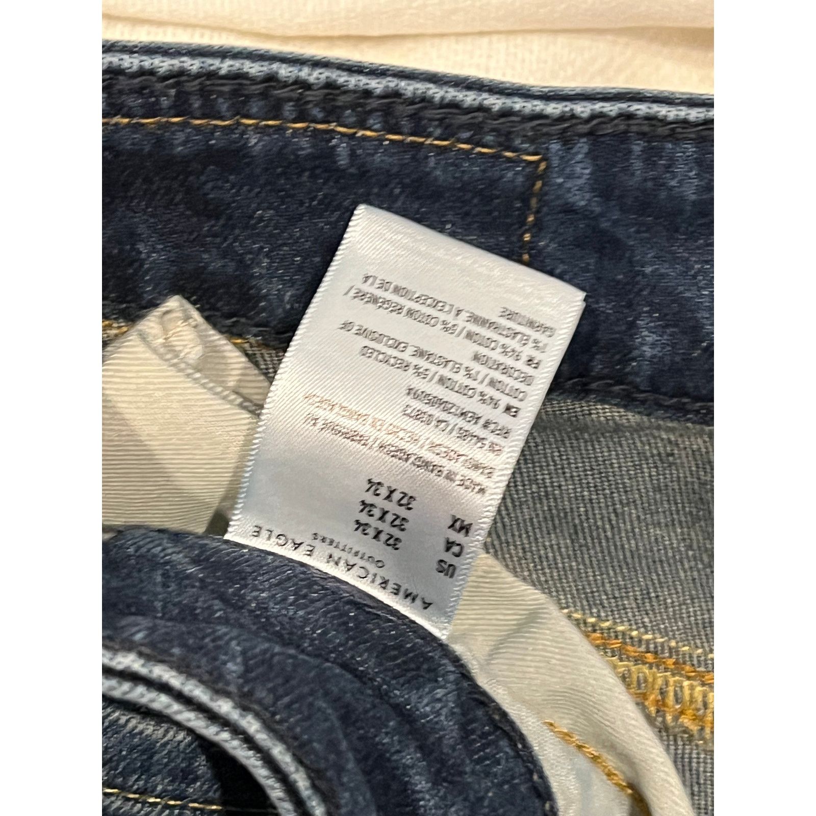 American Eagle Outfitters American Eagle Athletic Fit Blue Jeans 32x34 Size US 32 / EU 48 - 5 Thumbnail