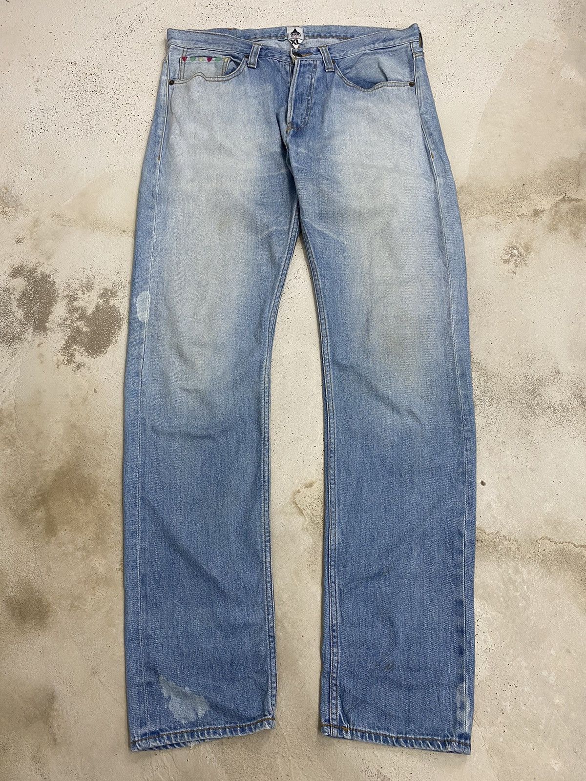Goodhood × Japanese Brand × R.Newbold Goodhood X R. Newbold Denim Jean Selvedge Button Fly Size US 34 / EU 50 - 2 Thumbnail