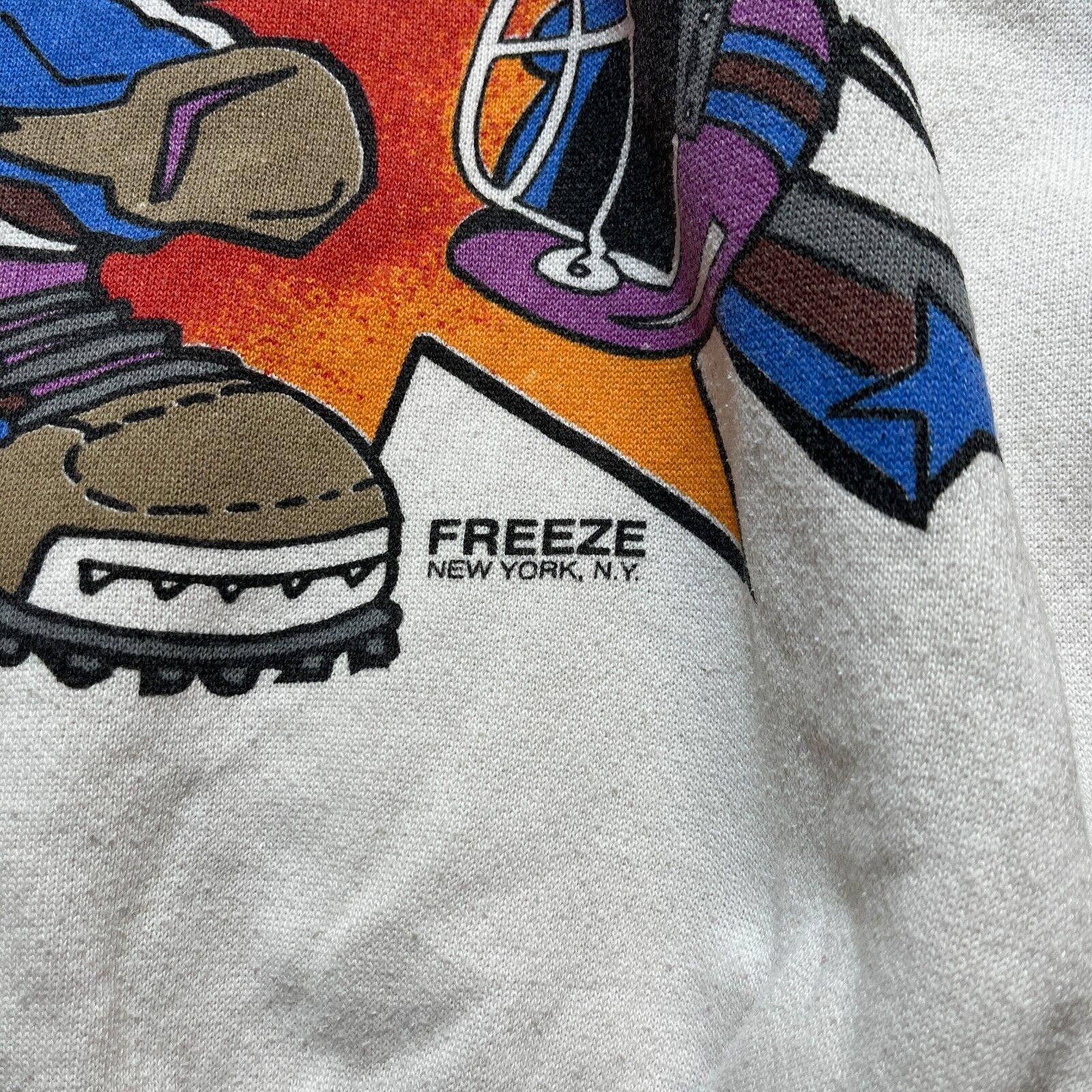 Tultex × Vintage Vintage 90s Freeze Looney Tunes Taz Sweatshirt XL Size US XL / EU 56 / 4 - 9 Thumbnail