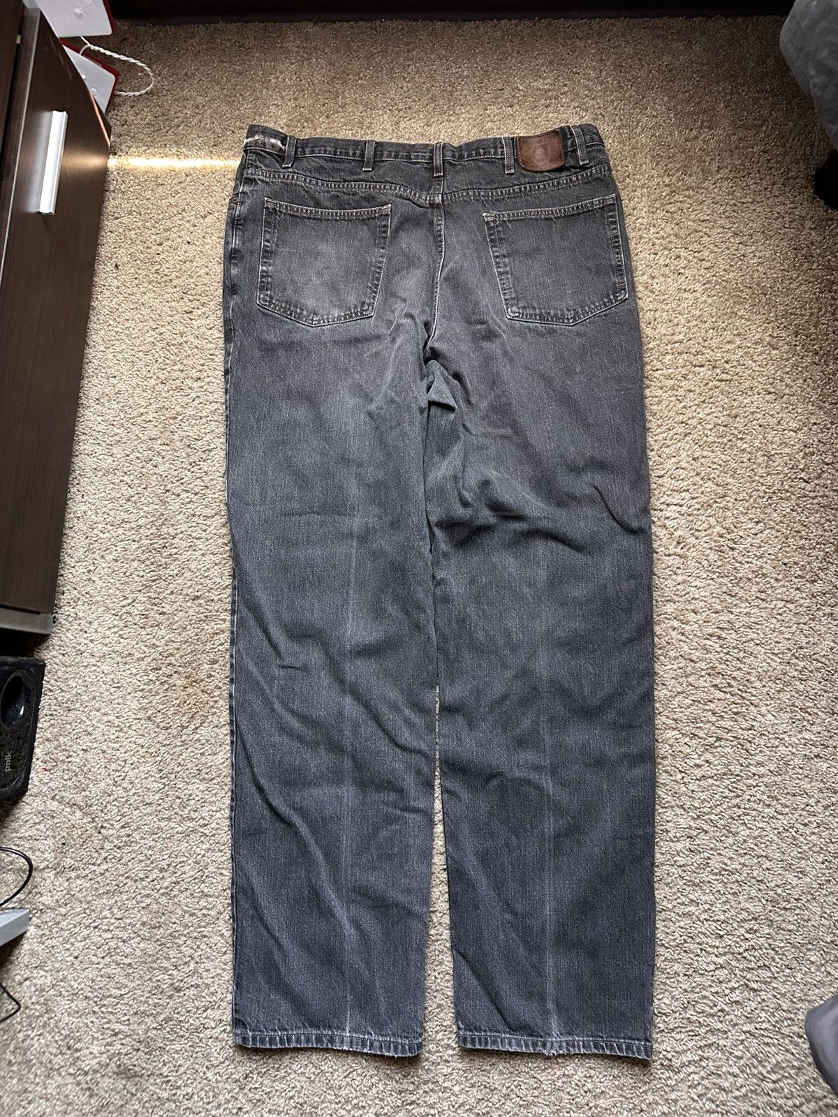 Southpole × Vintage Grey black baggy loose fit jeans Size US 42 / EU 58 - 1 Thumbnail