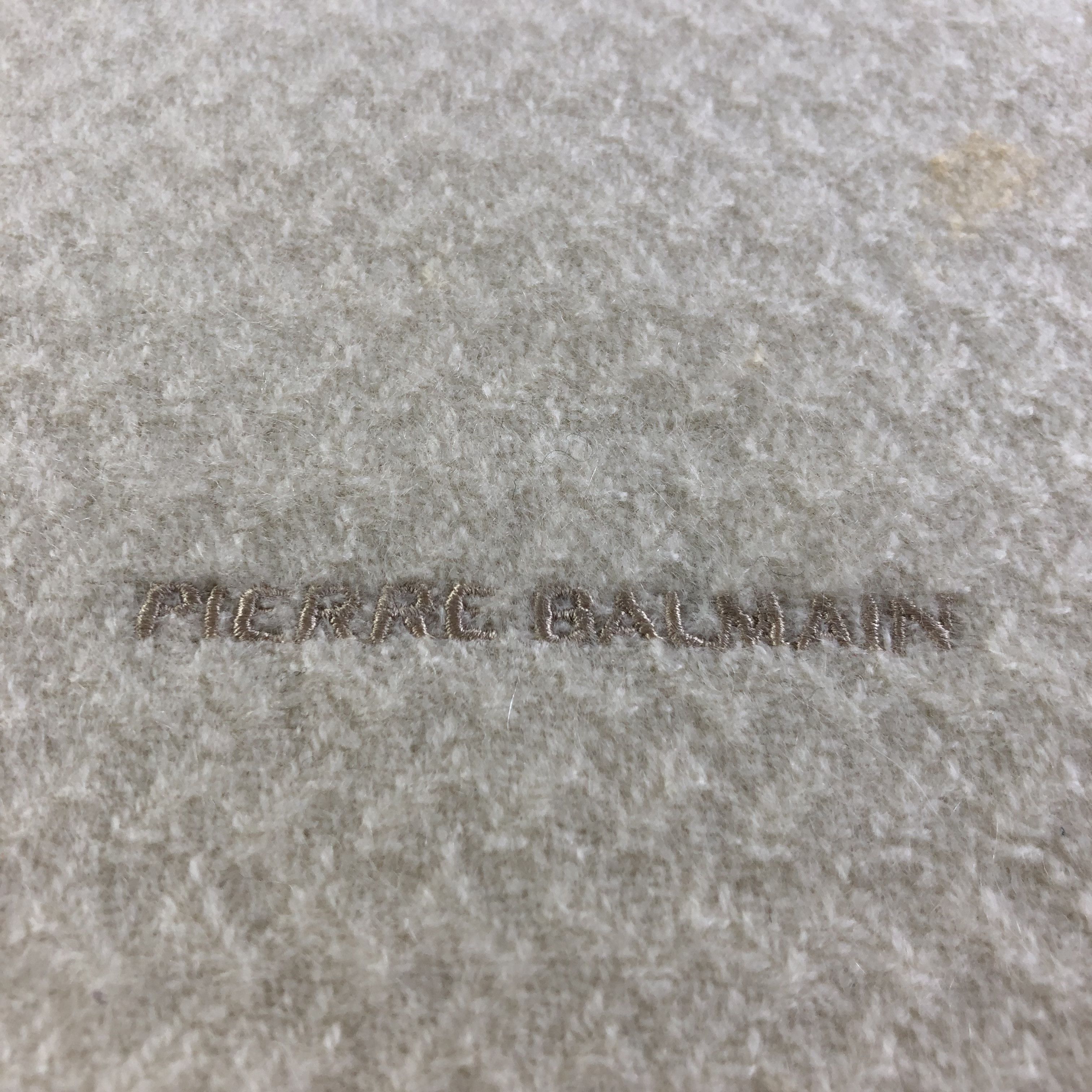 Pierre Balmain Pierre Balmain Cashmere Scarf Muffler V1886 Size ONE SIZE - 4 Thumbnail
