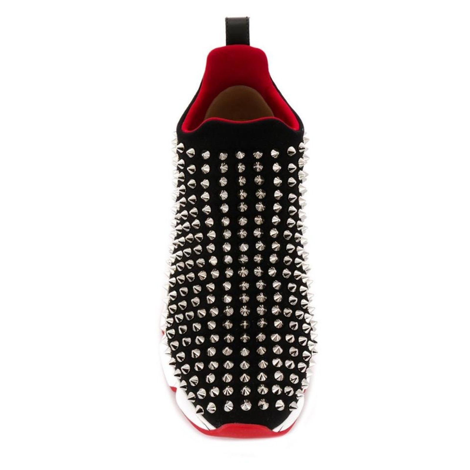 Christian Louboutin spike sock Donna studded flat neoprene sneakers Size US 6.5 / IT 36.5 - 4 Thumbnail