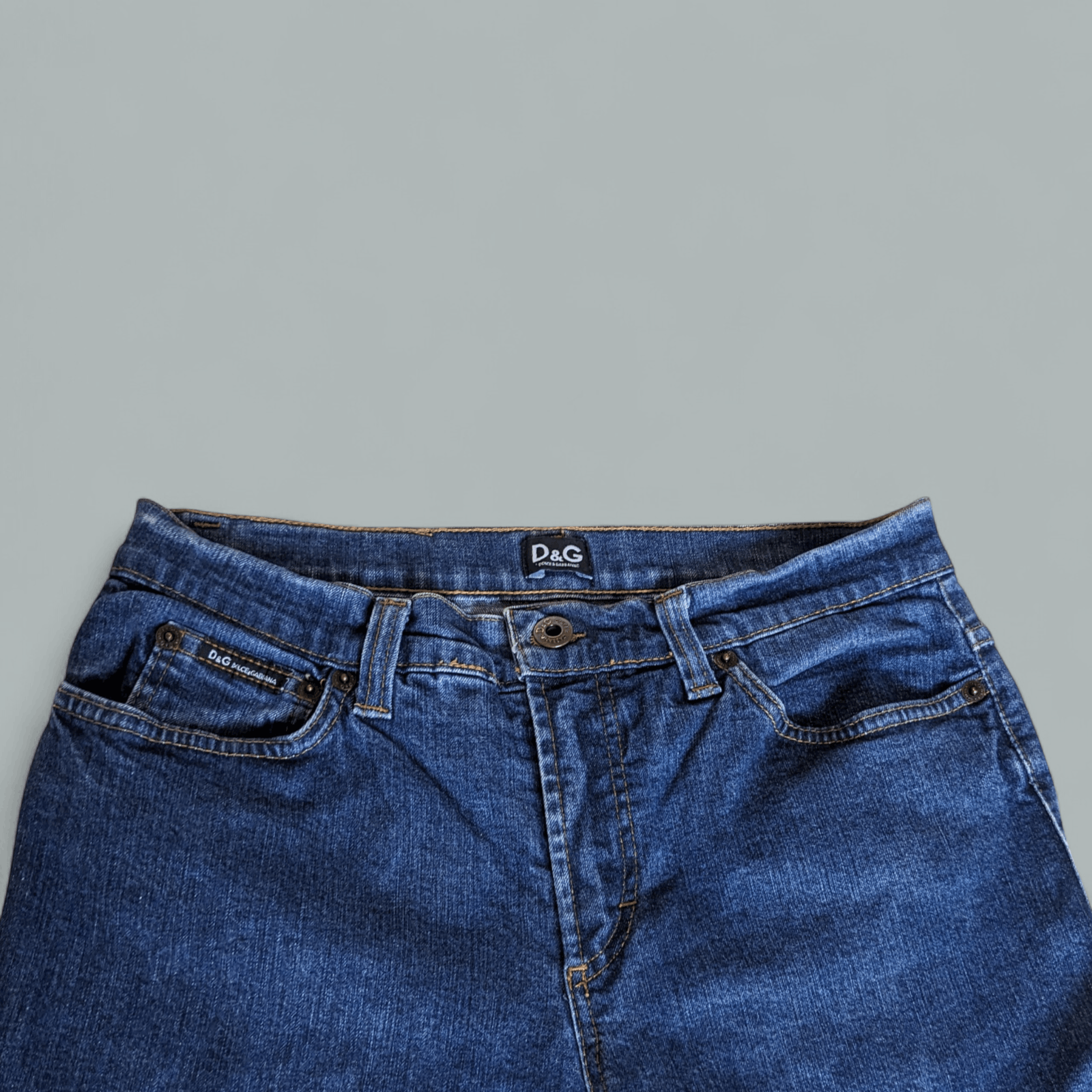 Dolce & Gabbana Vintage D&G Dolce & Gabbana Bootcut Flare Jeans 30/44 Y2K Size 30" / US 8 / IT 44 - 2 Thumbnail