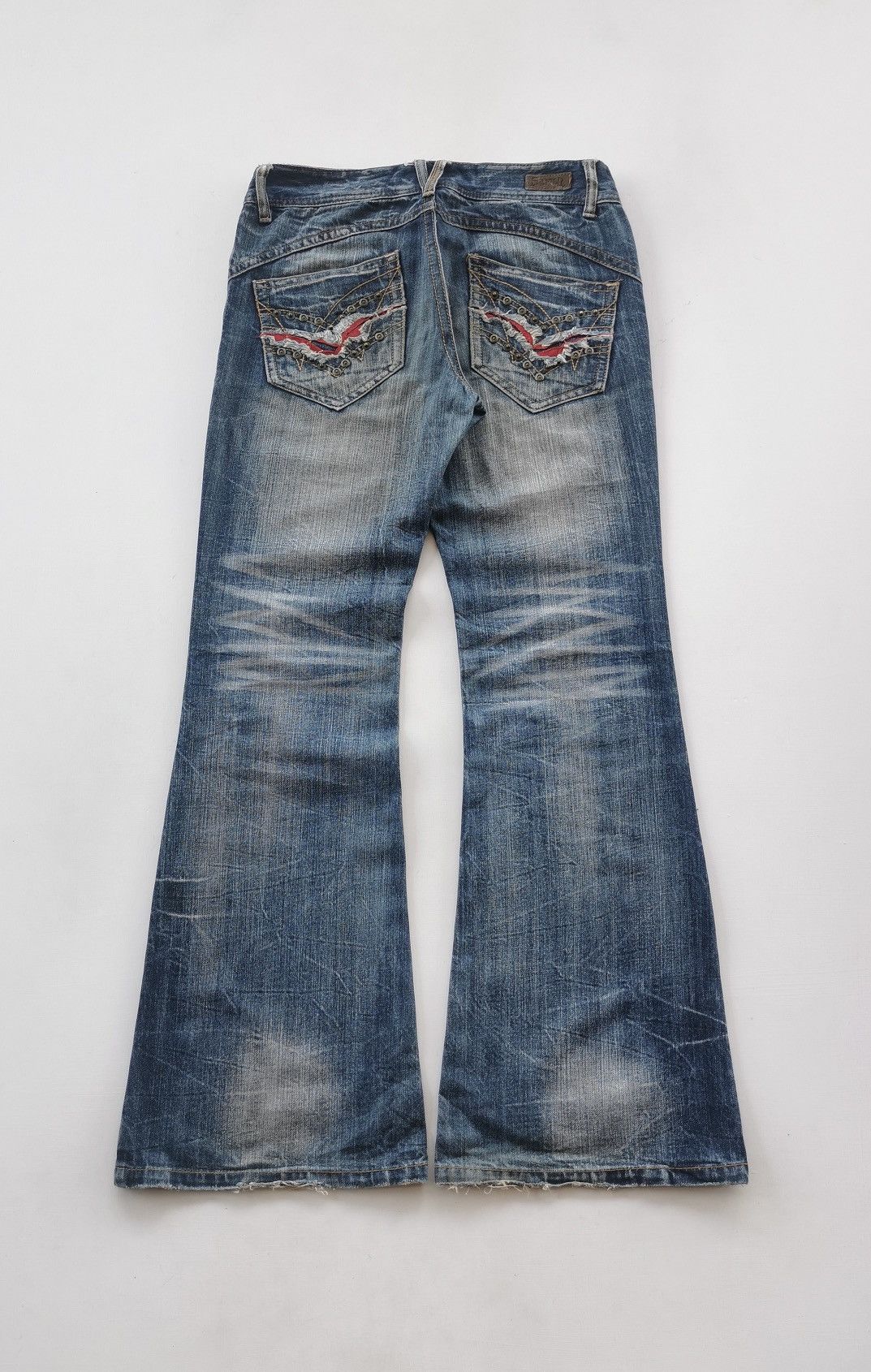 14th Addiction Flared Bootcut Fiapper Japan Jeans Size US 30 / EU 46 - 4 Thumbnail