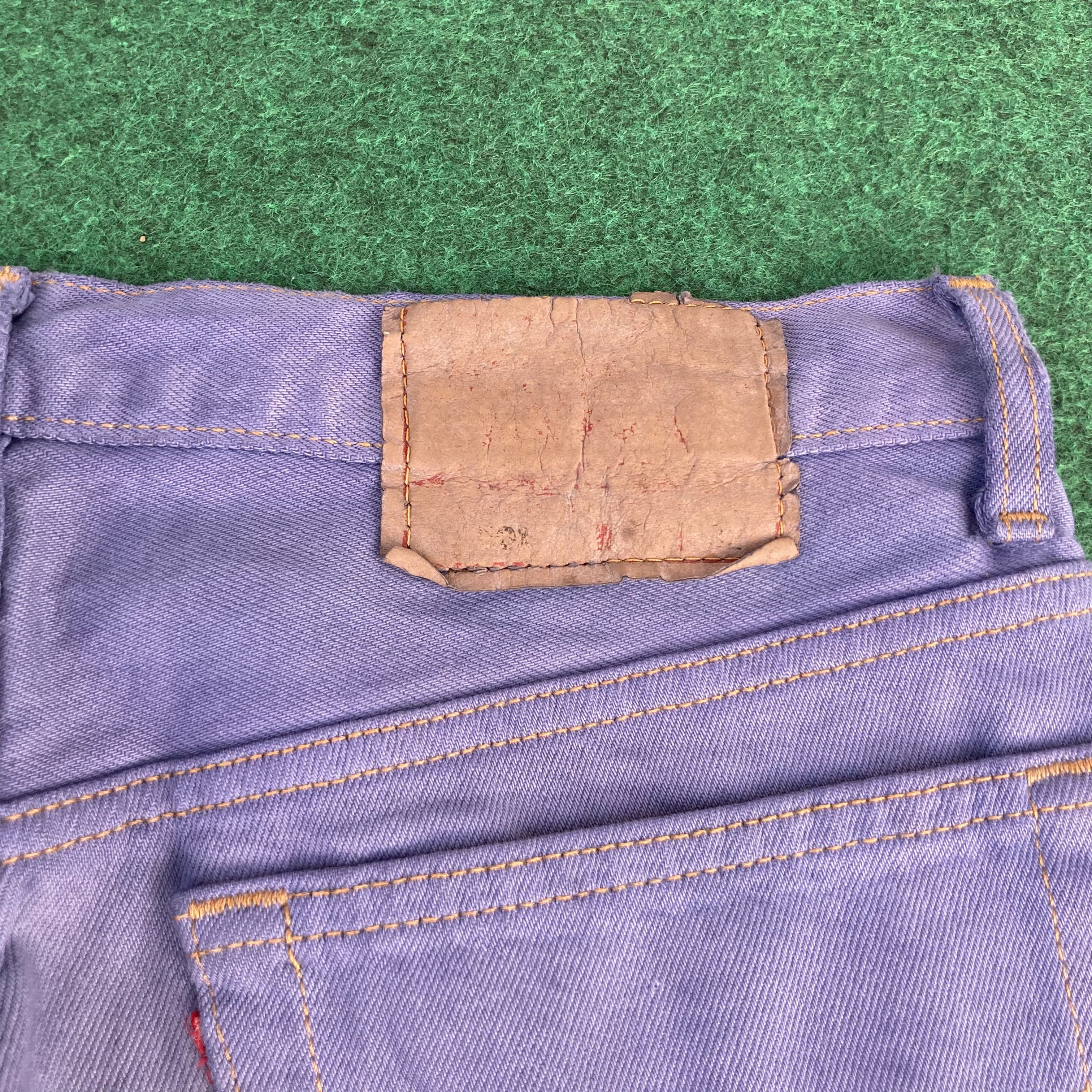 Levi's Size 31x32 Vtg 90’s Levis 501 Tie dye Denim Jeans Size US 31 - 14 Thumbnail