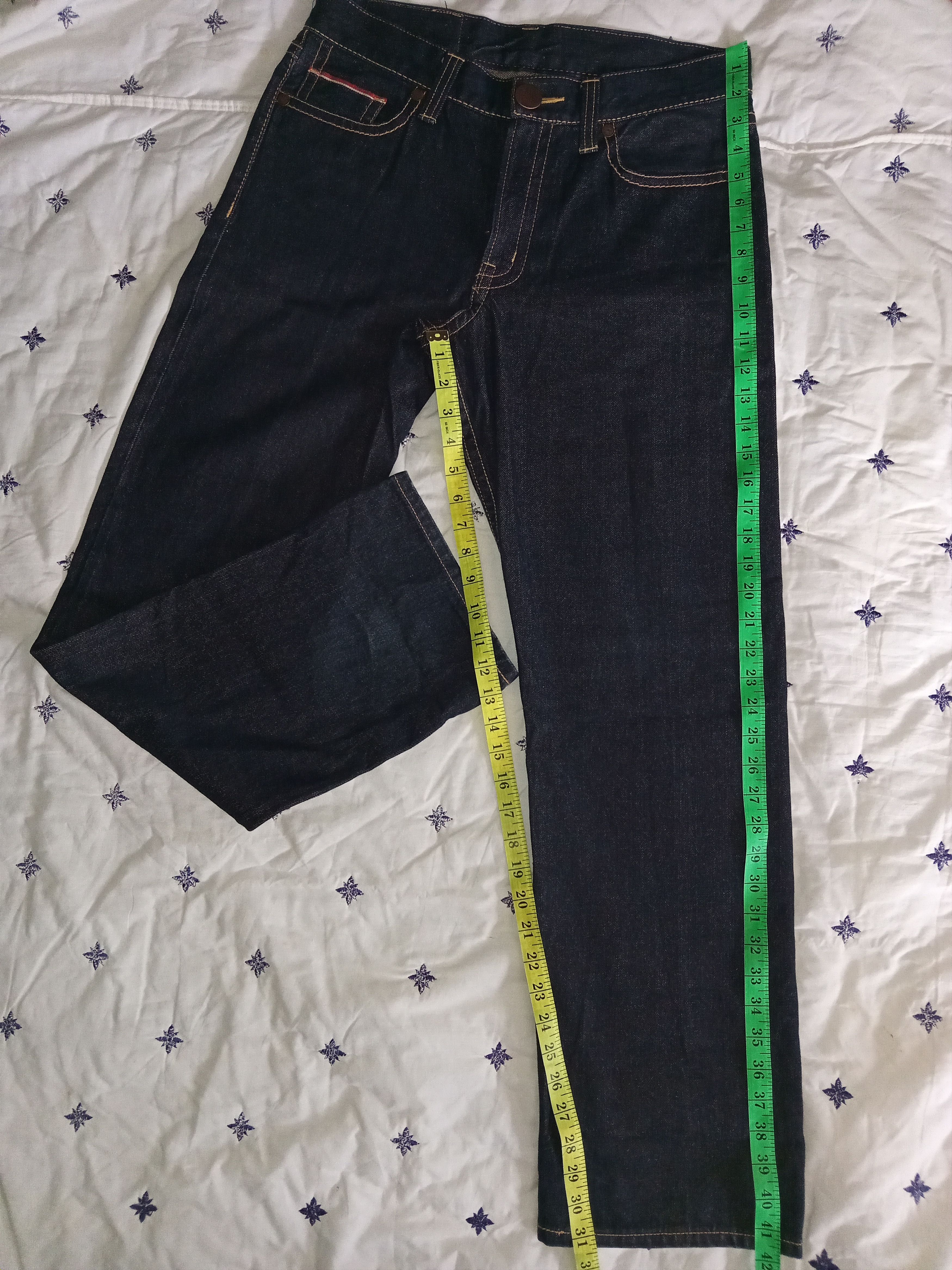 Japanese Brand Vintage💥CO&LU Selvedge Big Daicock Design Jeans Size US 32 / EU 48 - 9 Thumbnail
