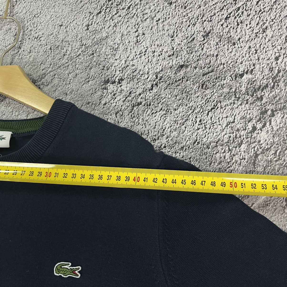 Lacoste × Vintage 🦎 VINTAGE 🦎 Lacoste dark blue Sweatshirt sweater Size US M / EU 48-50 / 2 - 7 Thumbnail