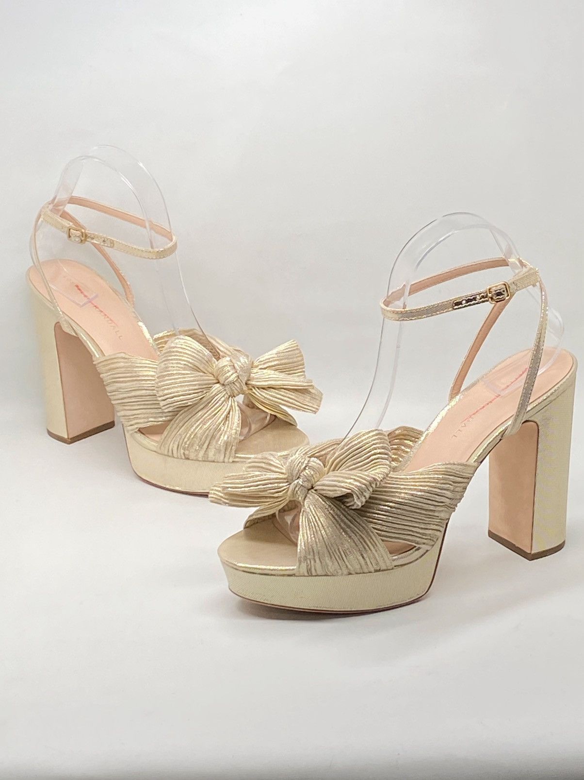 Loeffler Randall Loeffler Randall Natalia Pleated Platform Sandals size 8 Size US 8 / IT 38 - 1 Thumbnail
