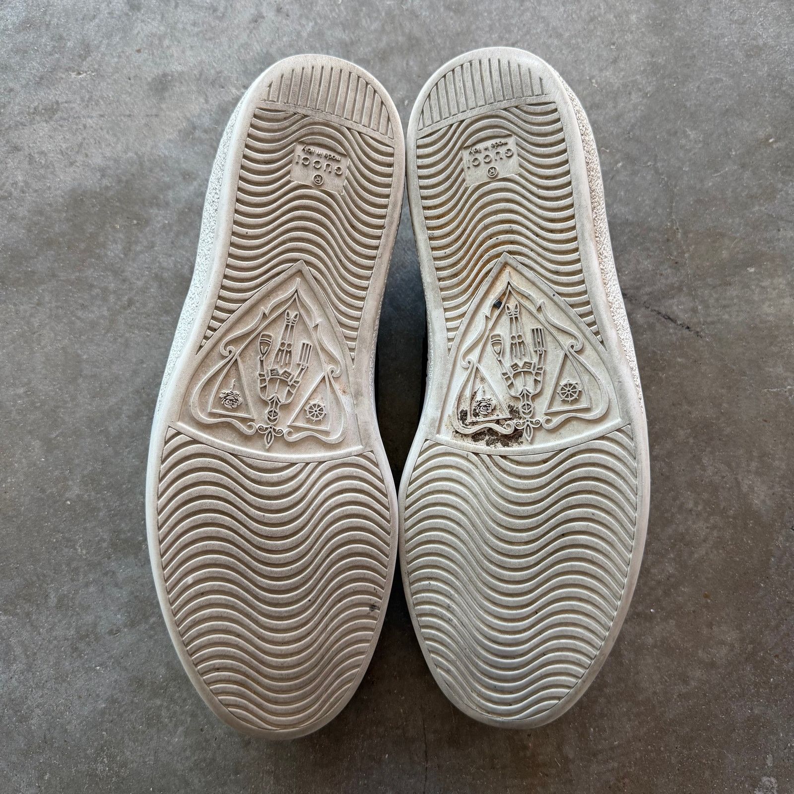 Gucci Gucci GG Ace Black Monogram Logo Sneaker Size US 10 / EU 43 - 6 Thumbnail