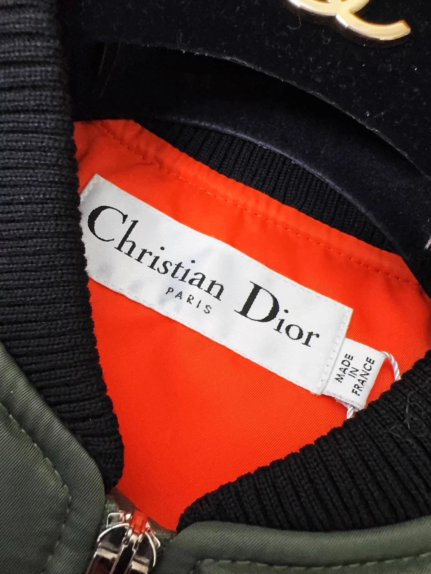 Dior Dior Military Green Color Blocked Baseball Long Coat Size S / US 4 / IT 40 - 5 Thumbnail