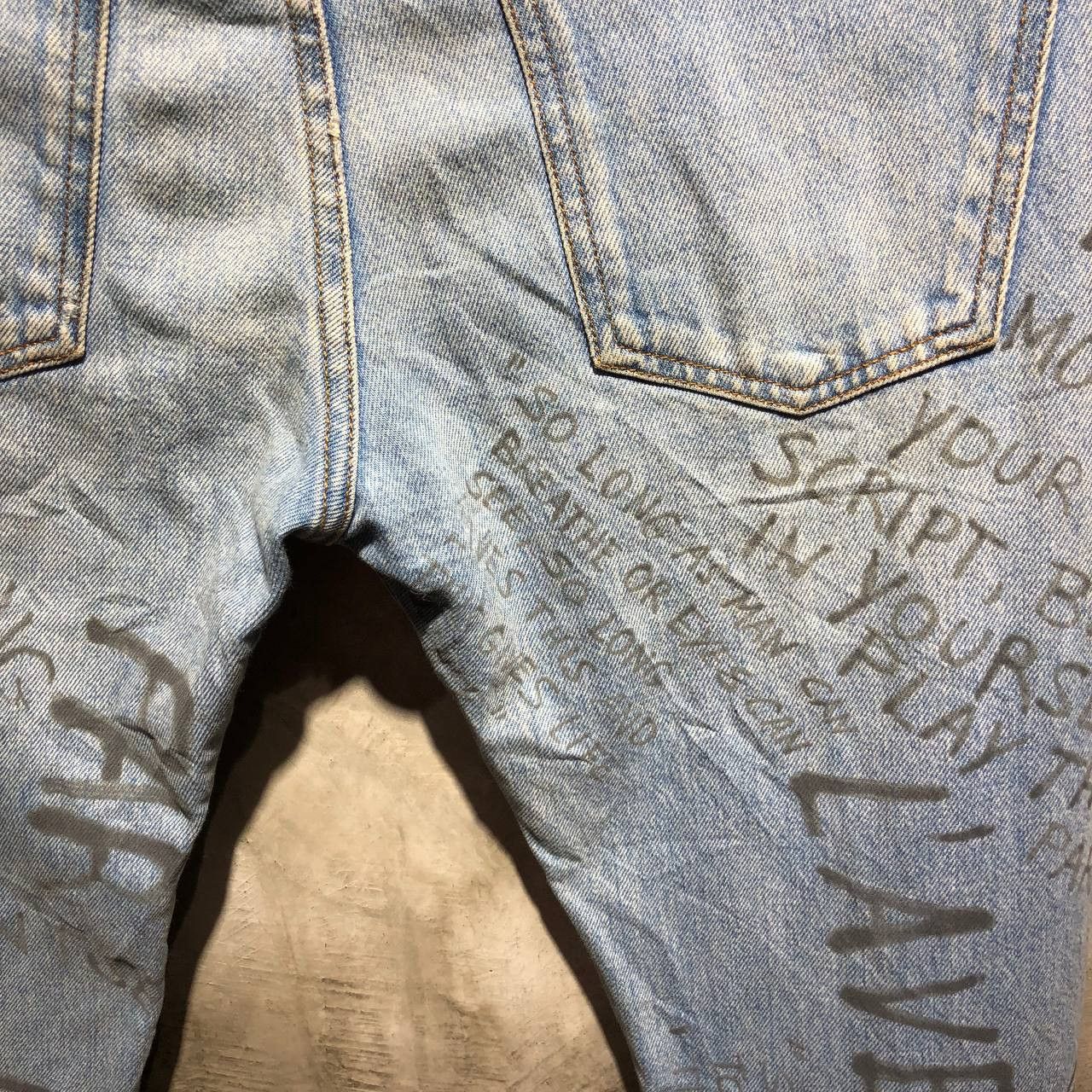 Gucci Gucci FW17 Punk Scribble denim pants Size US 28 / EU 44 - 9 Thumbnail