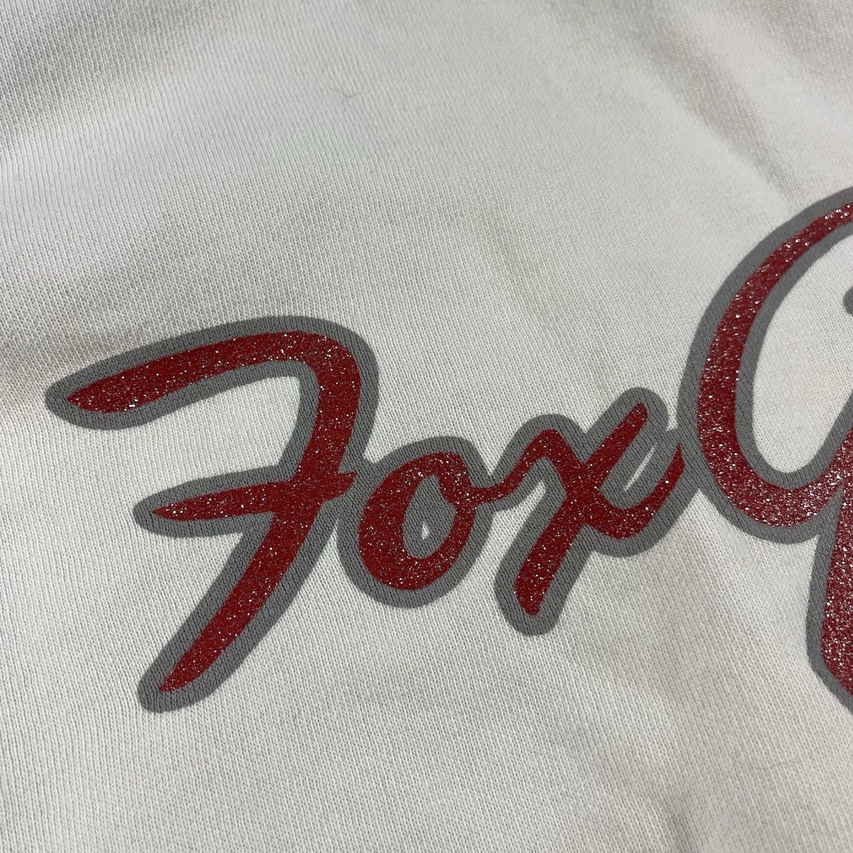 Fox Racing VINTAGE Fox Racing Hoodie Jacket Womens L White 90s Grunge Motocross Skater Zip Full Zip Casual Size L / US 10 / IT 46 - 3 Thumbnail