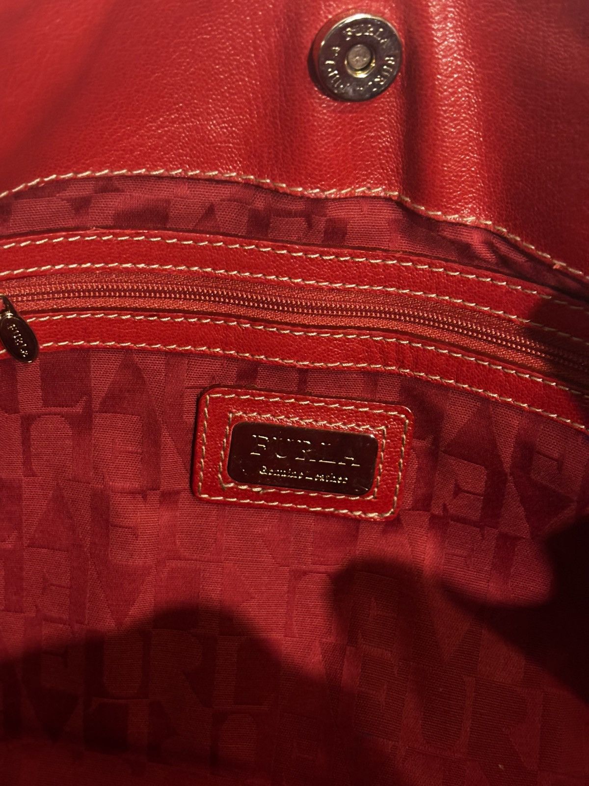 Furla Red leather Tote bag.wb1855 Size ONE SIZE - 8 Thumbnail