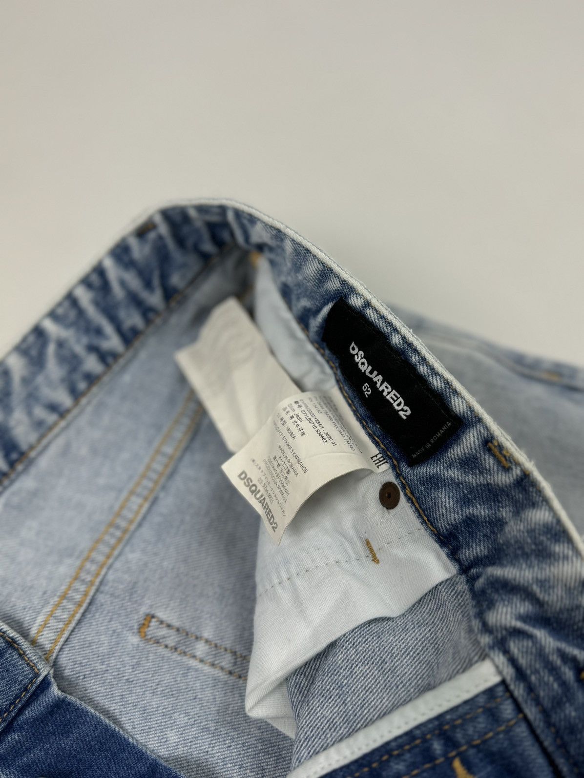 Dsquared2 Dsquared2 Iconic Denim Dept Dean & Dan Caten Washed Jeans Size US 35 - 11 Thumbnail